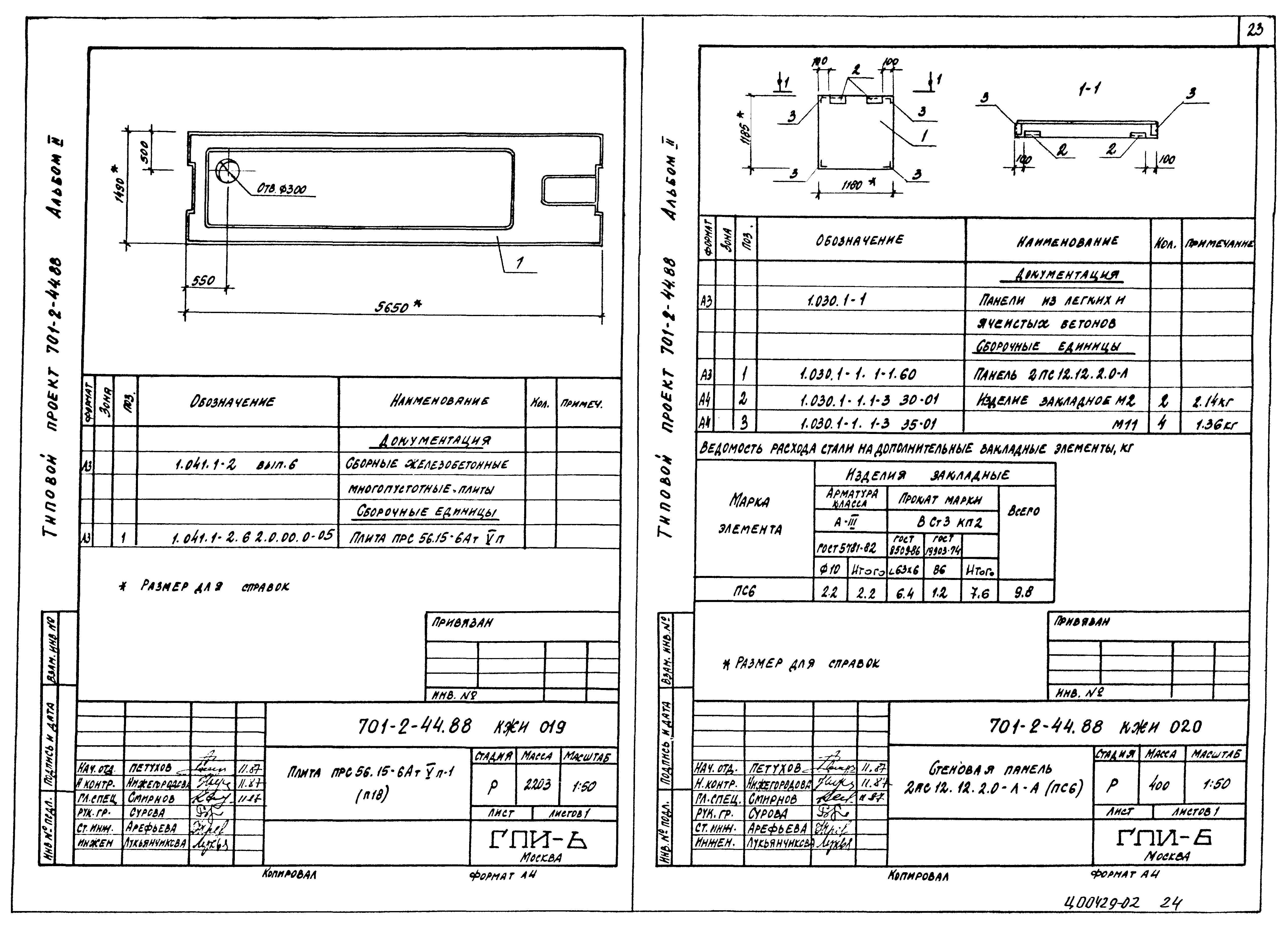 Типовой проект 701-2-44.88