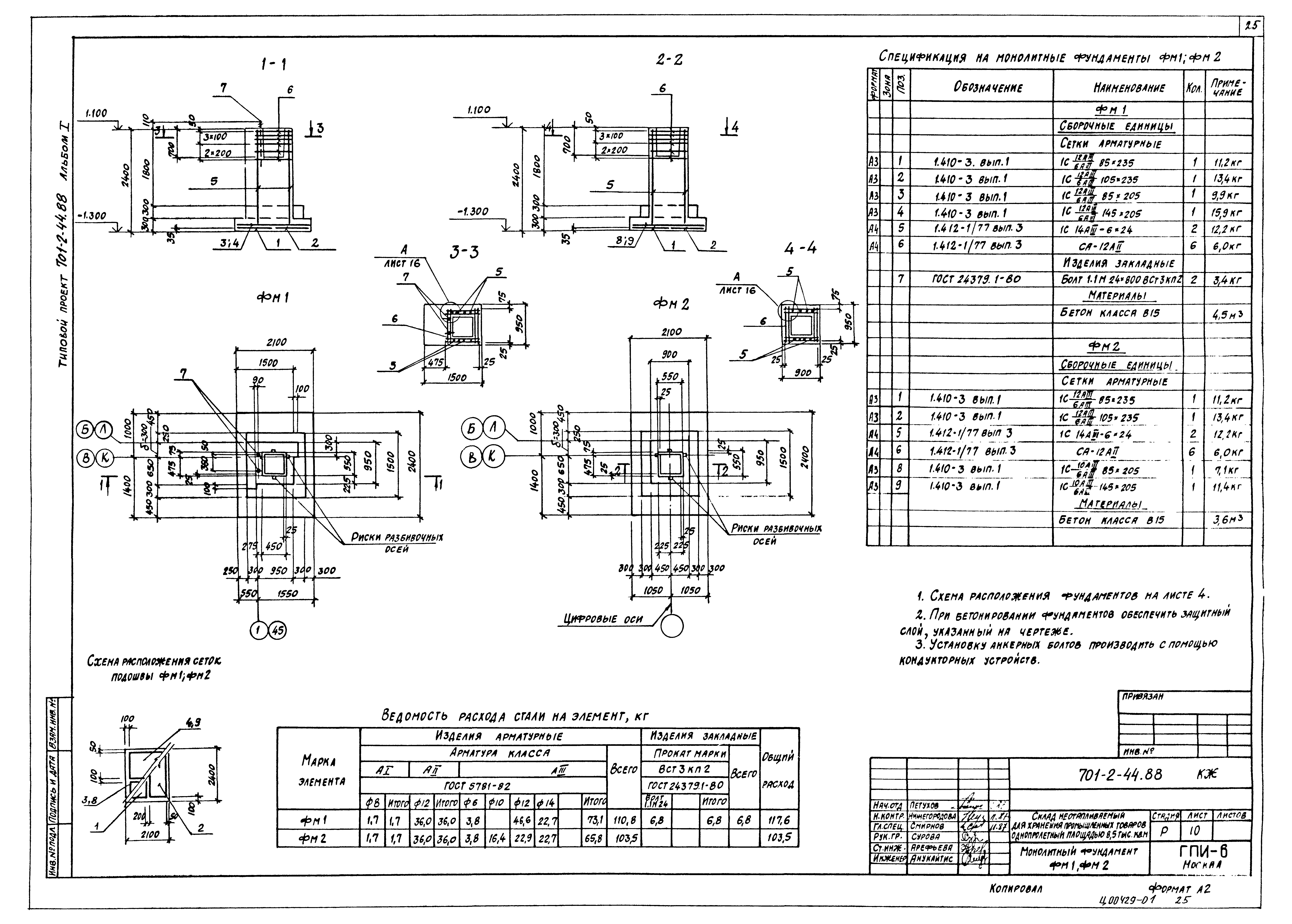 Типовой проект 701-2-44.88