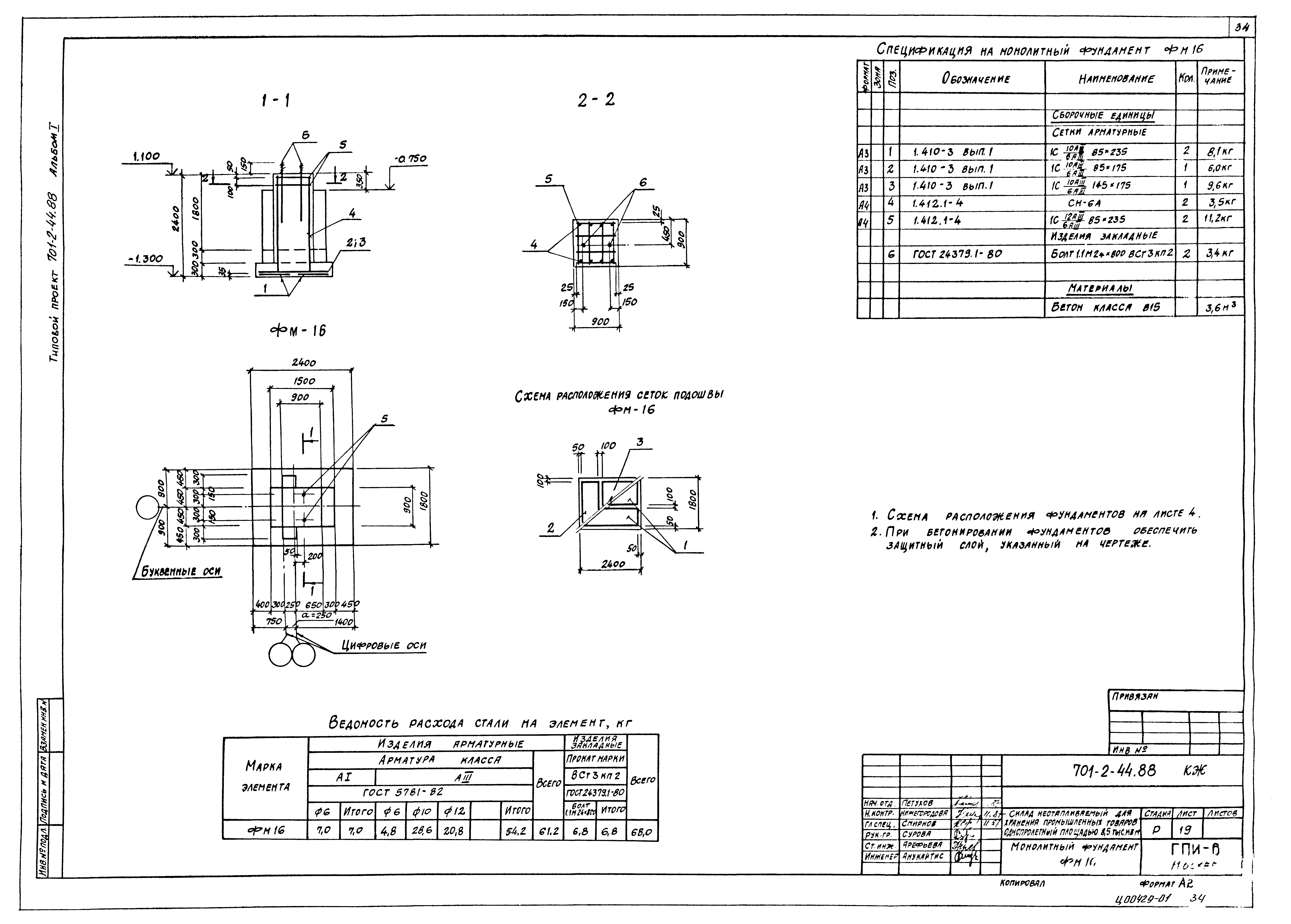 Типовой проект 701-2-44.88