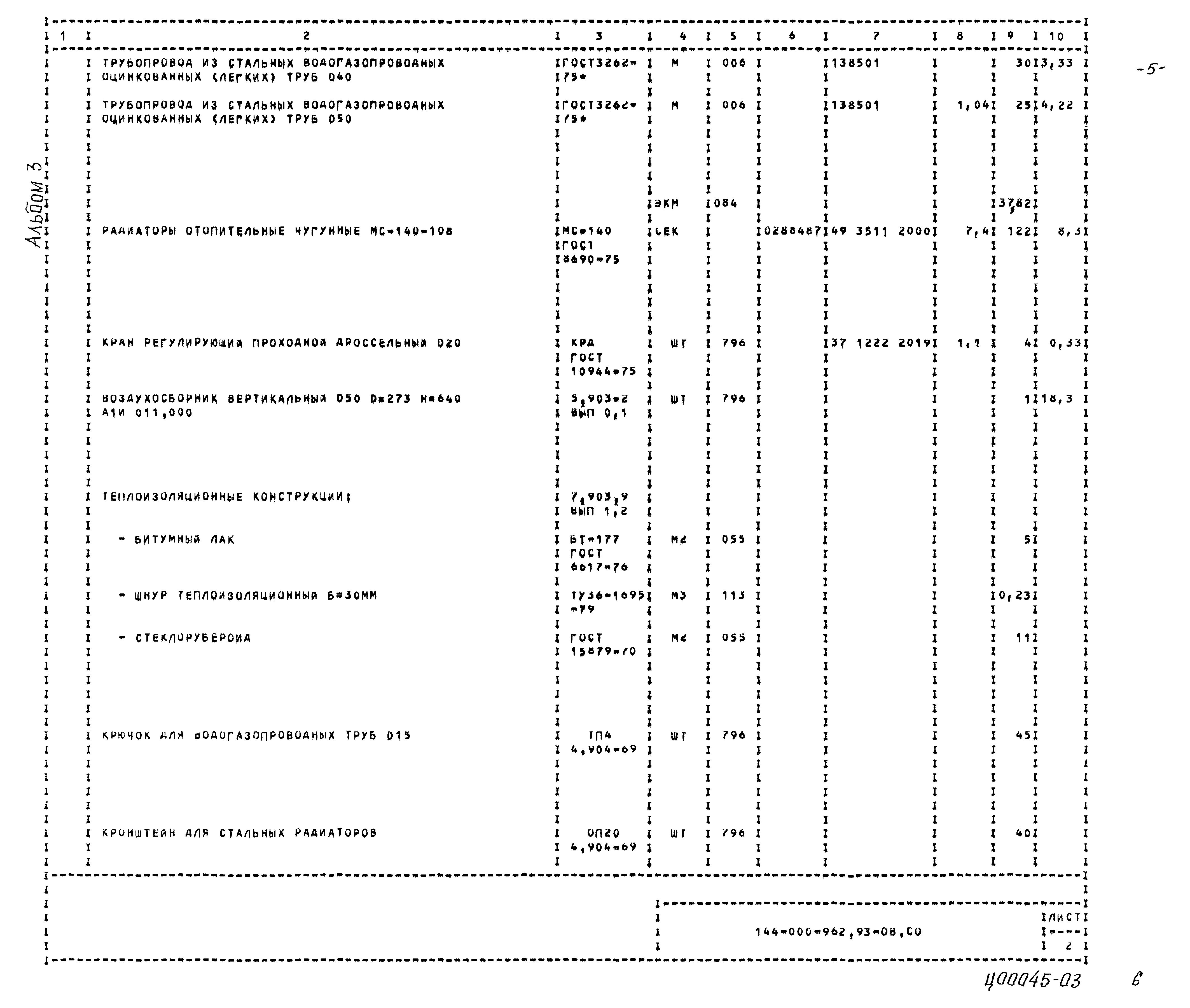 Типовой проект 144-000-962.93