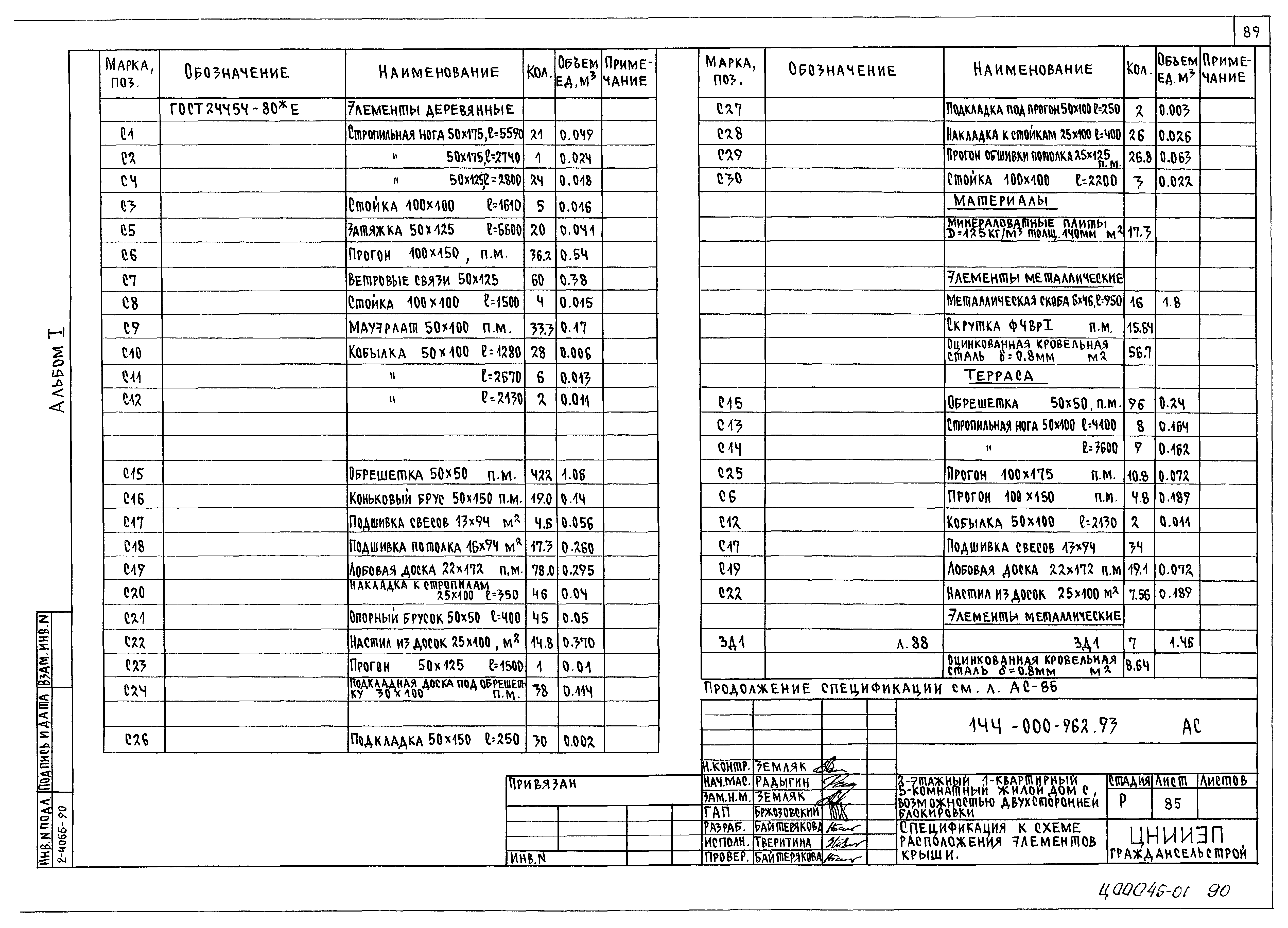 Типовой проект 144-000-962.93