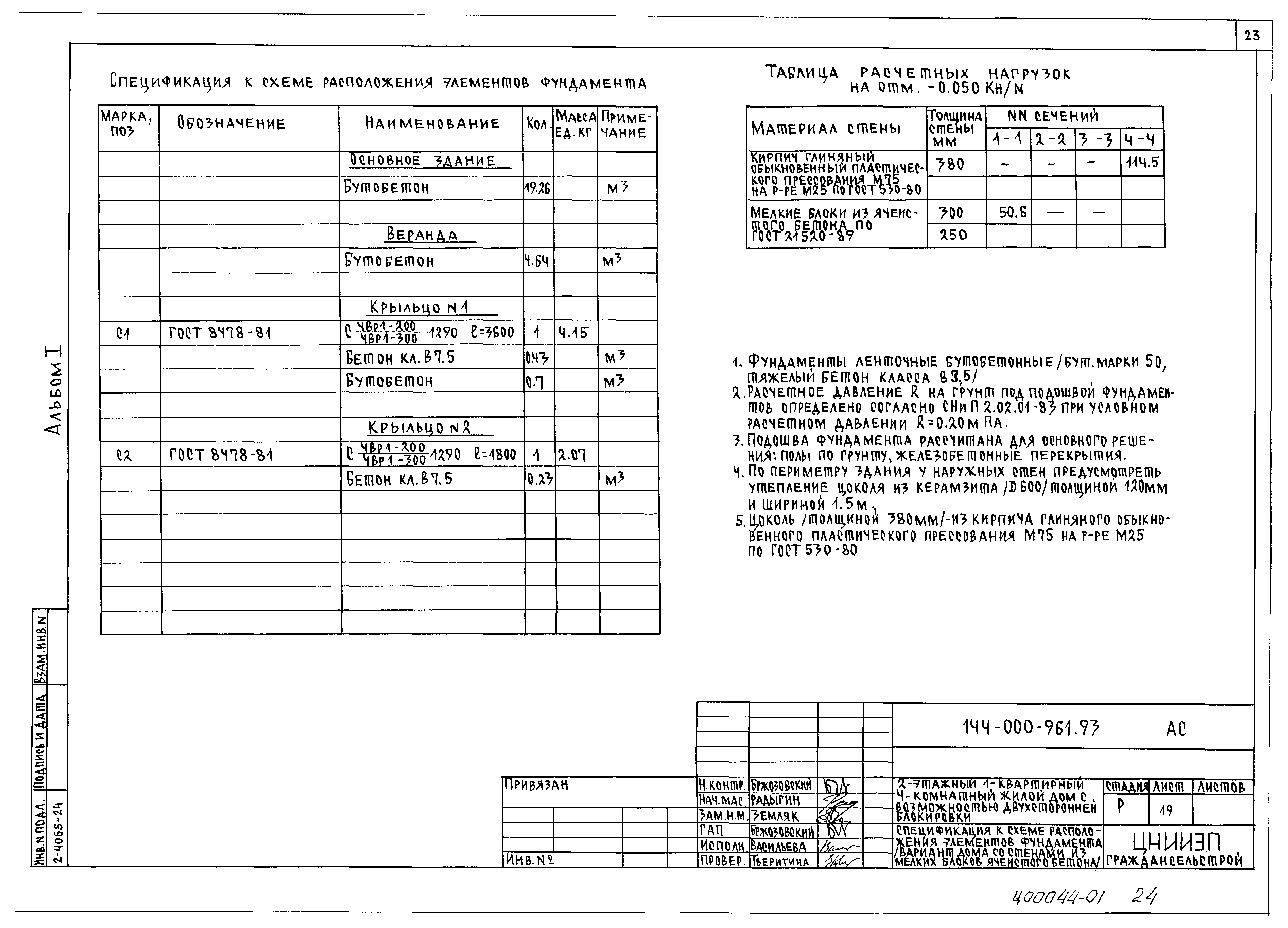 Типовой проект 144-000-961.93