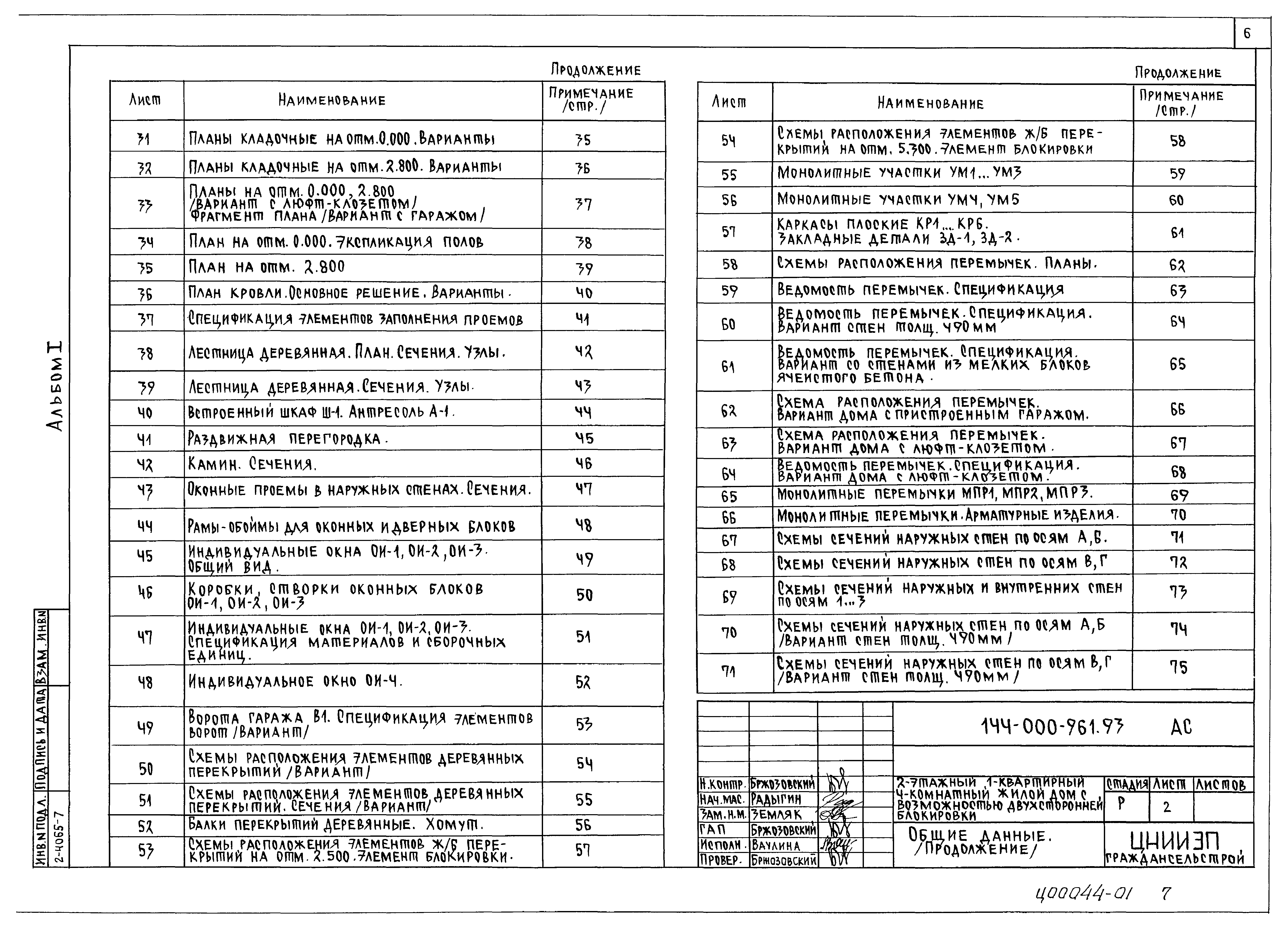 Типовой проект 144-000-961.93