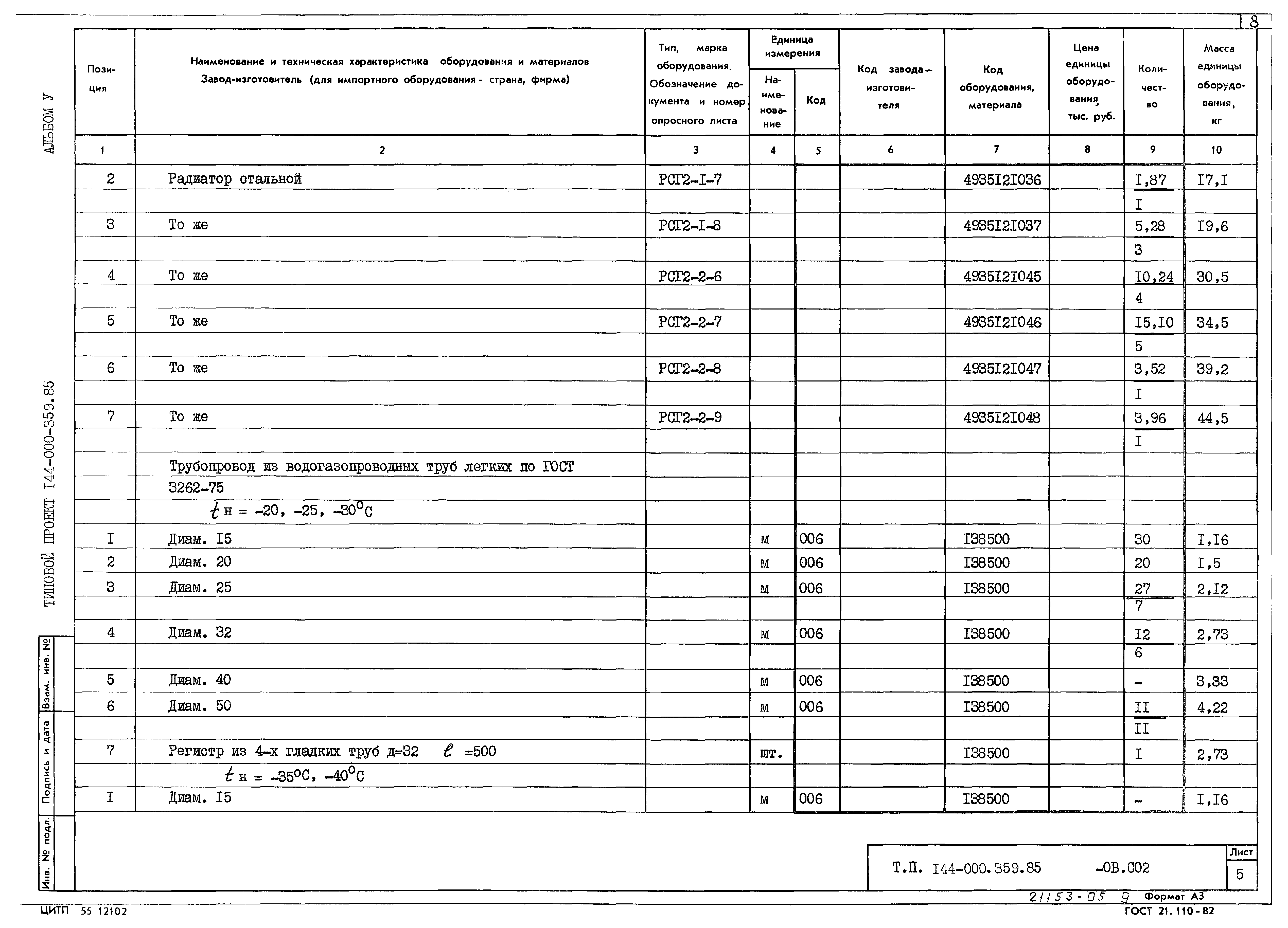 Типовой проект 144-000-359.85