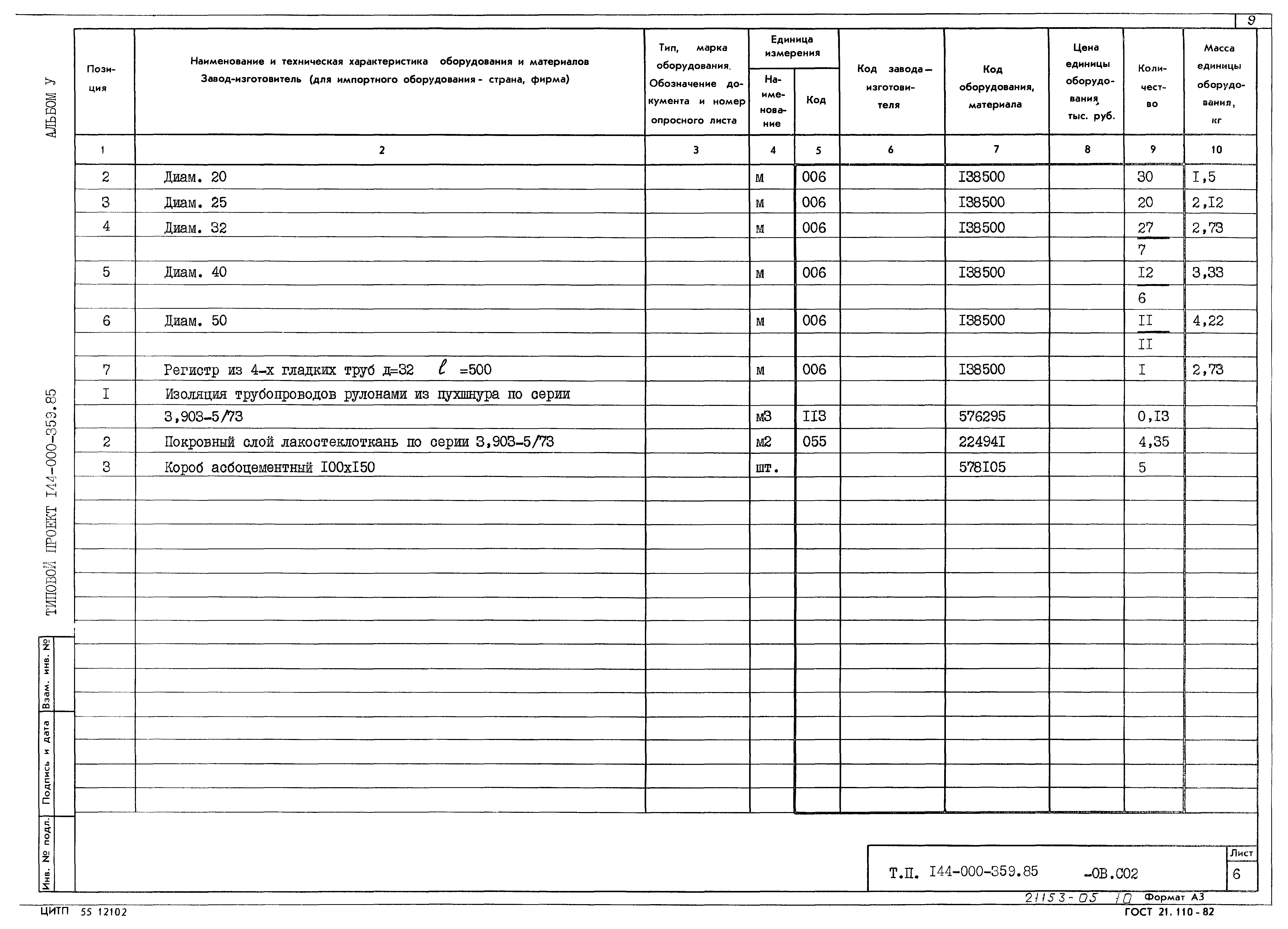 Типовой проект 144-000-359.85