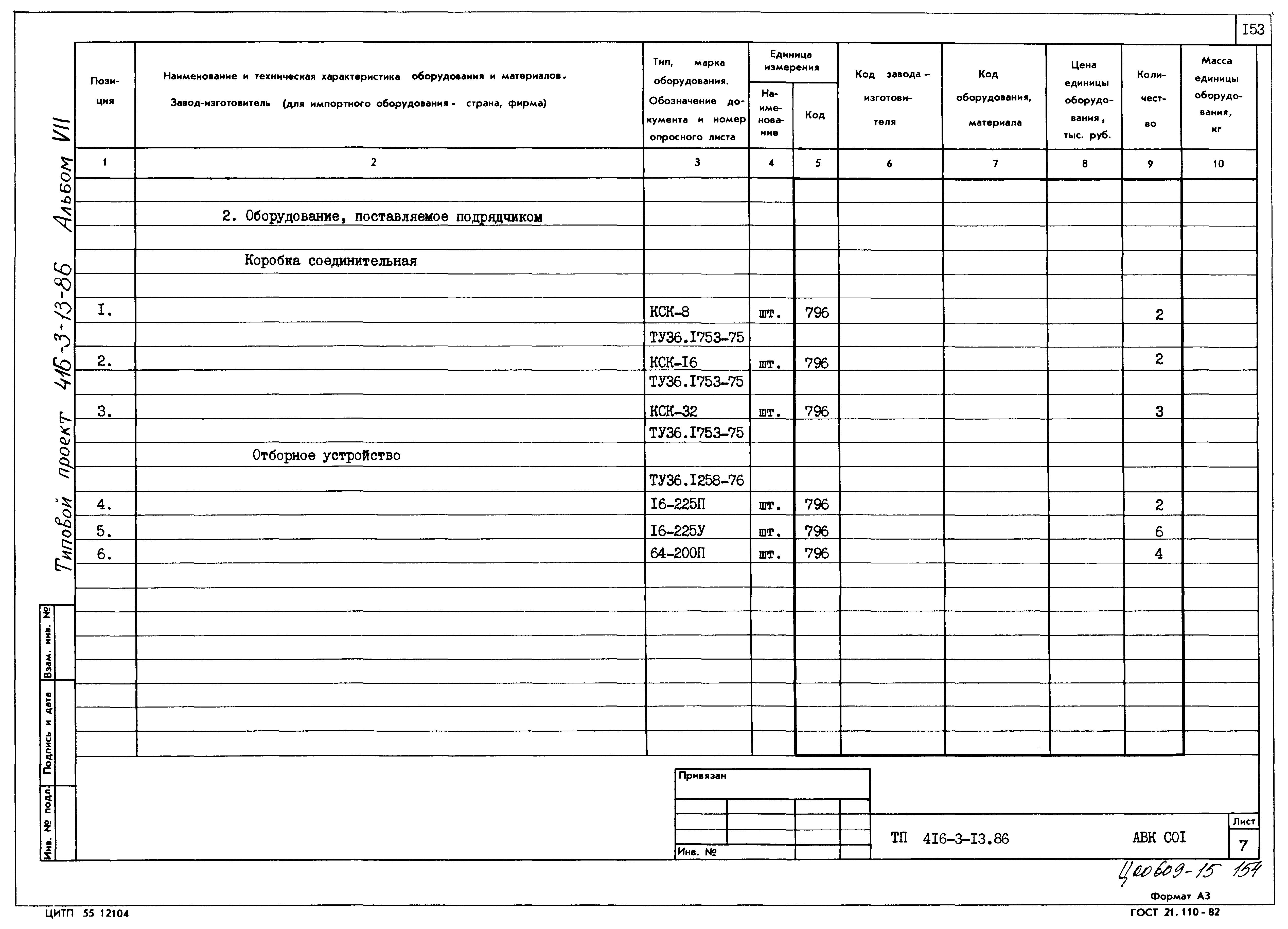Типовой проект 416-3-13.86