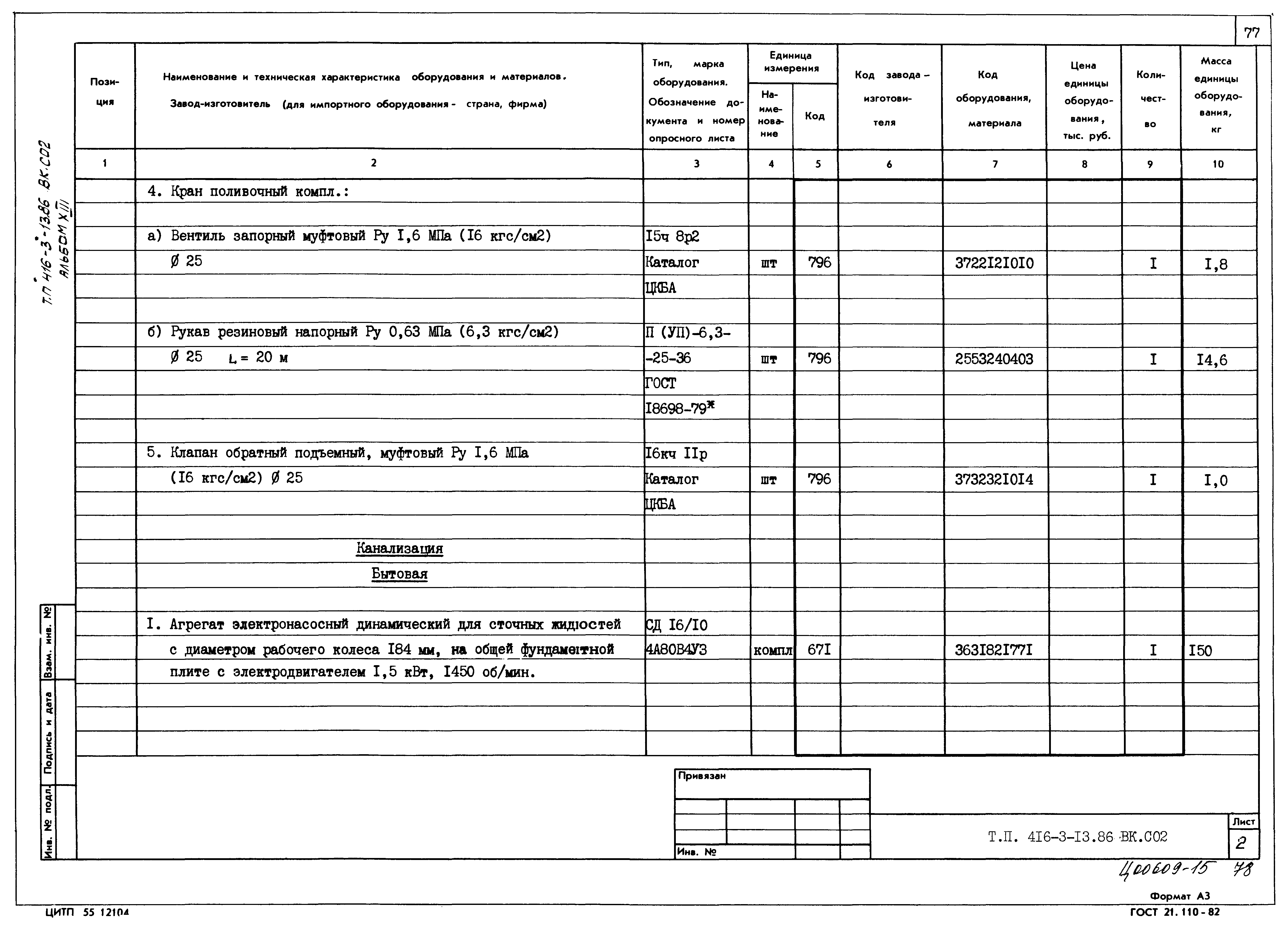Типовой проект 416-3-13.86