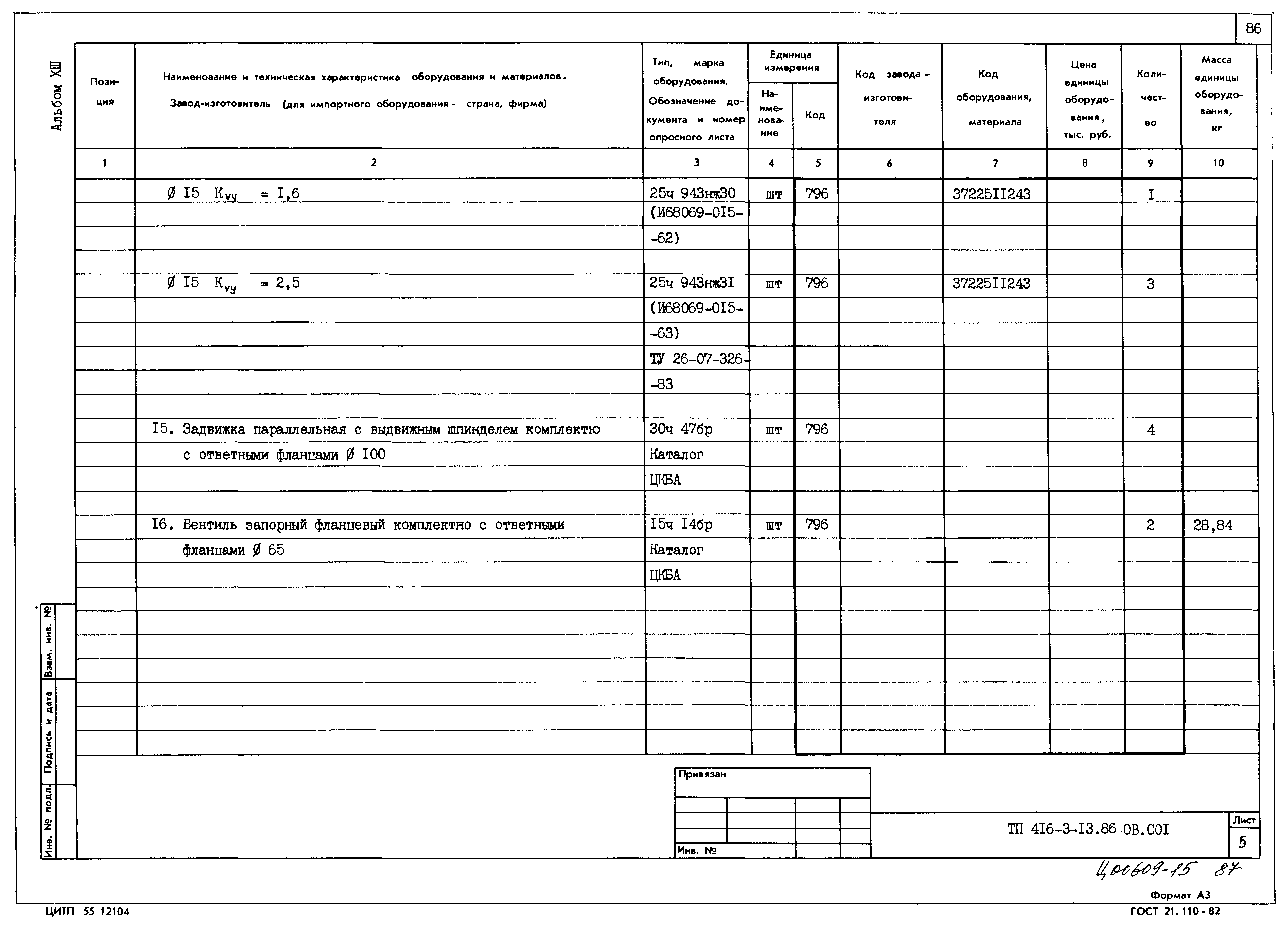 Типовой проект 416-3-13.86