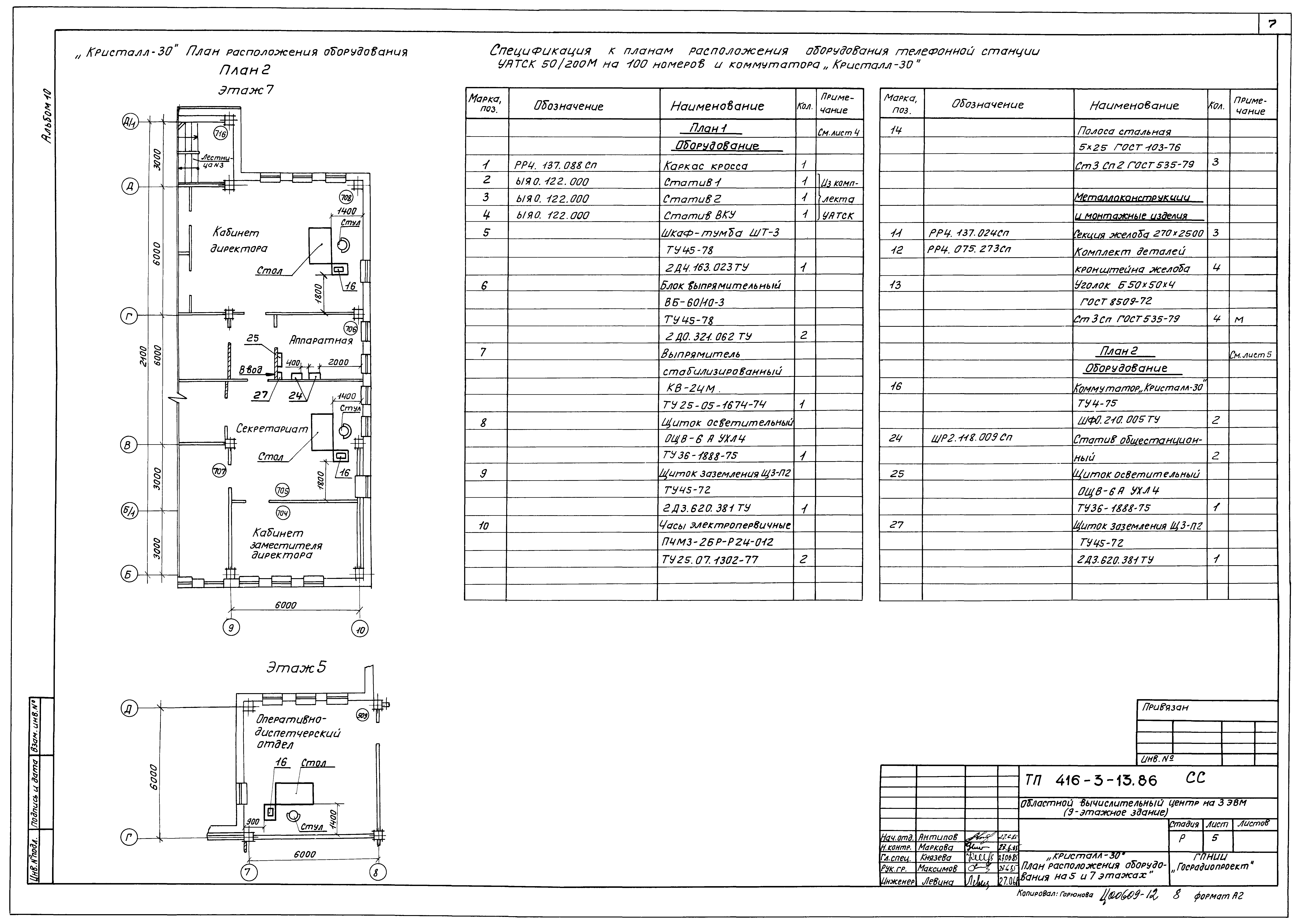 Типовой проект 416-3-13.86