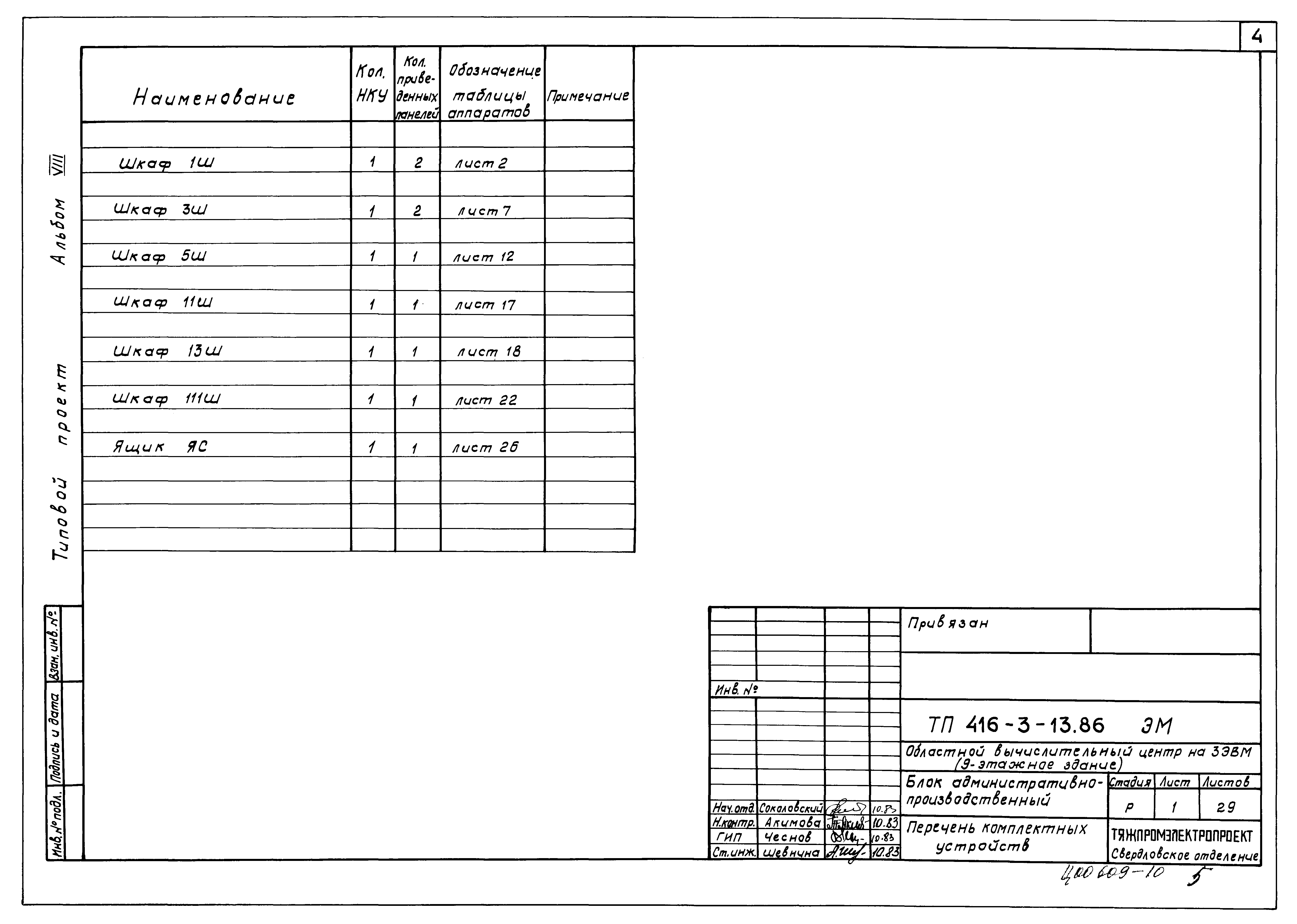 Типовой проект 416-3-13.86