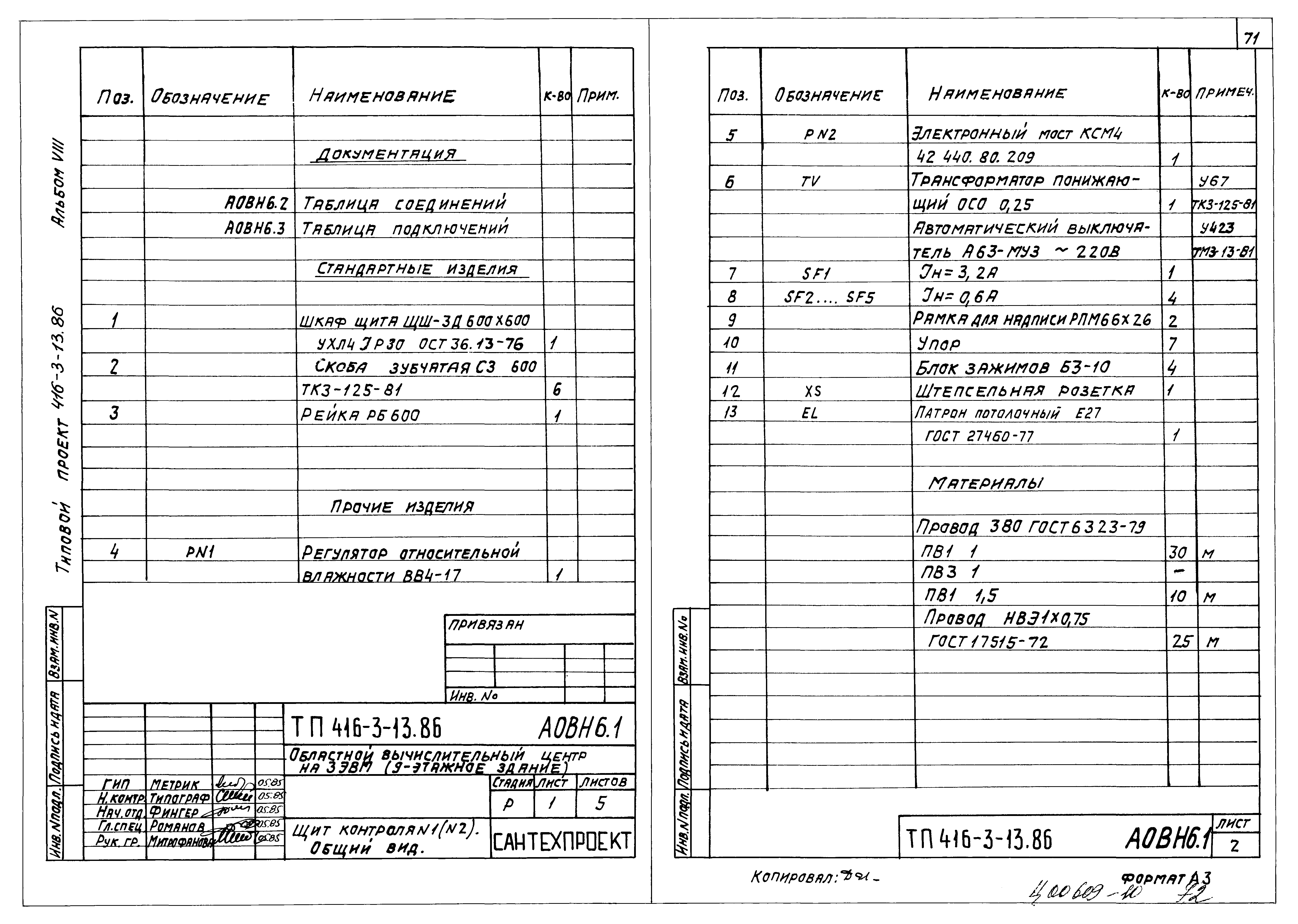 Типовой проект 416-3-13.86