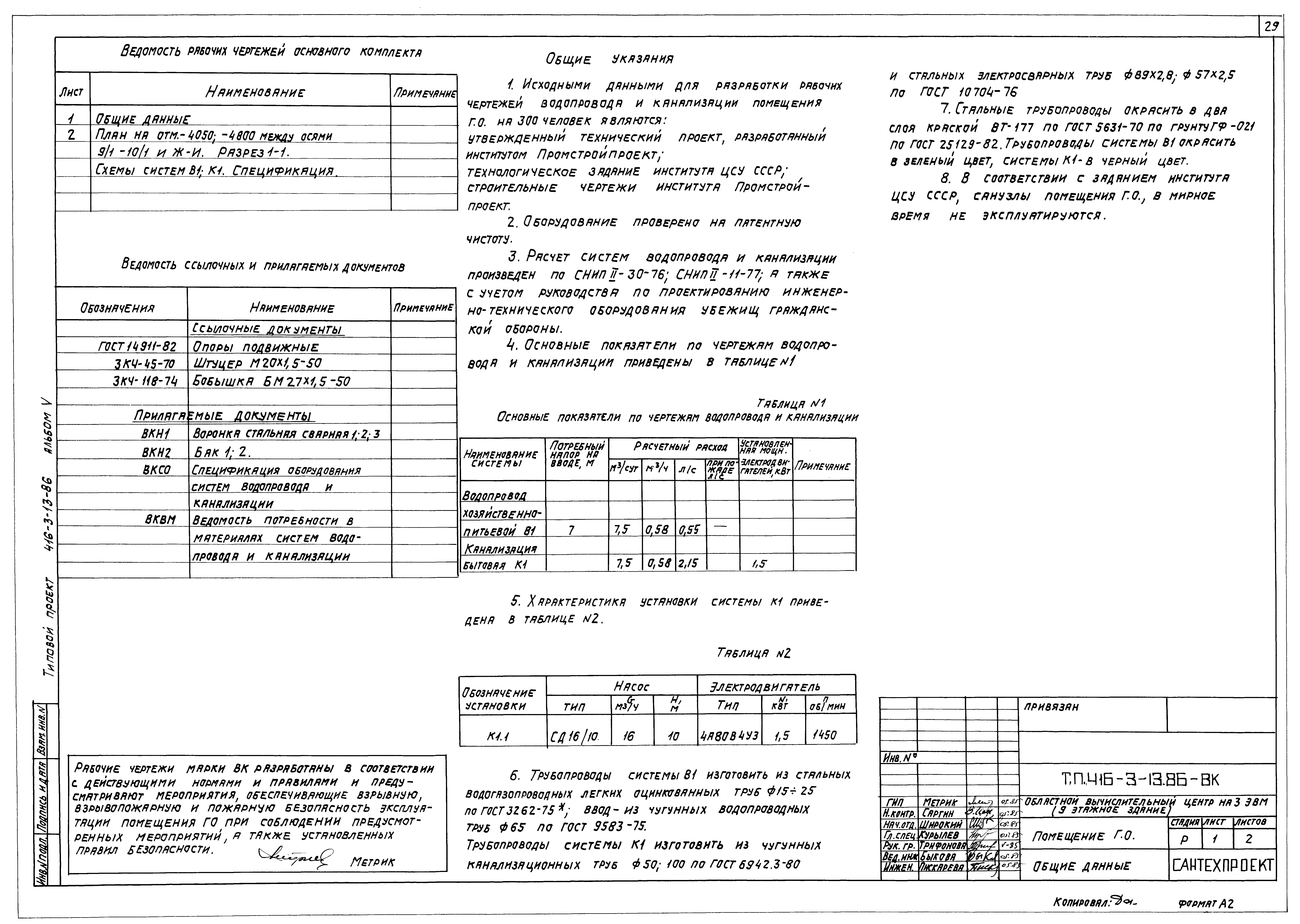 Типовой проект 416-3-13.86