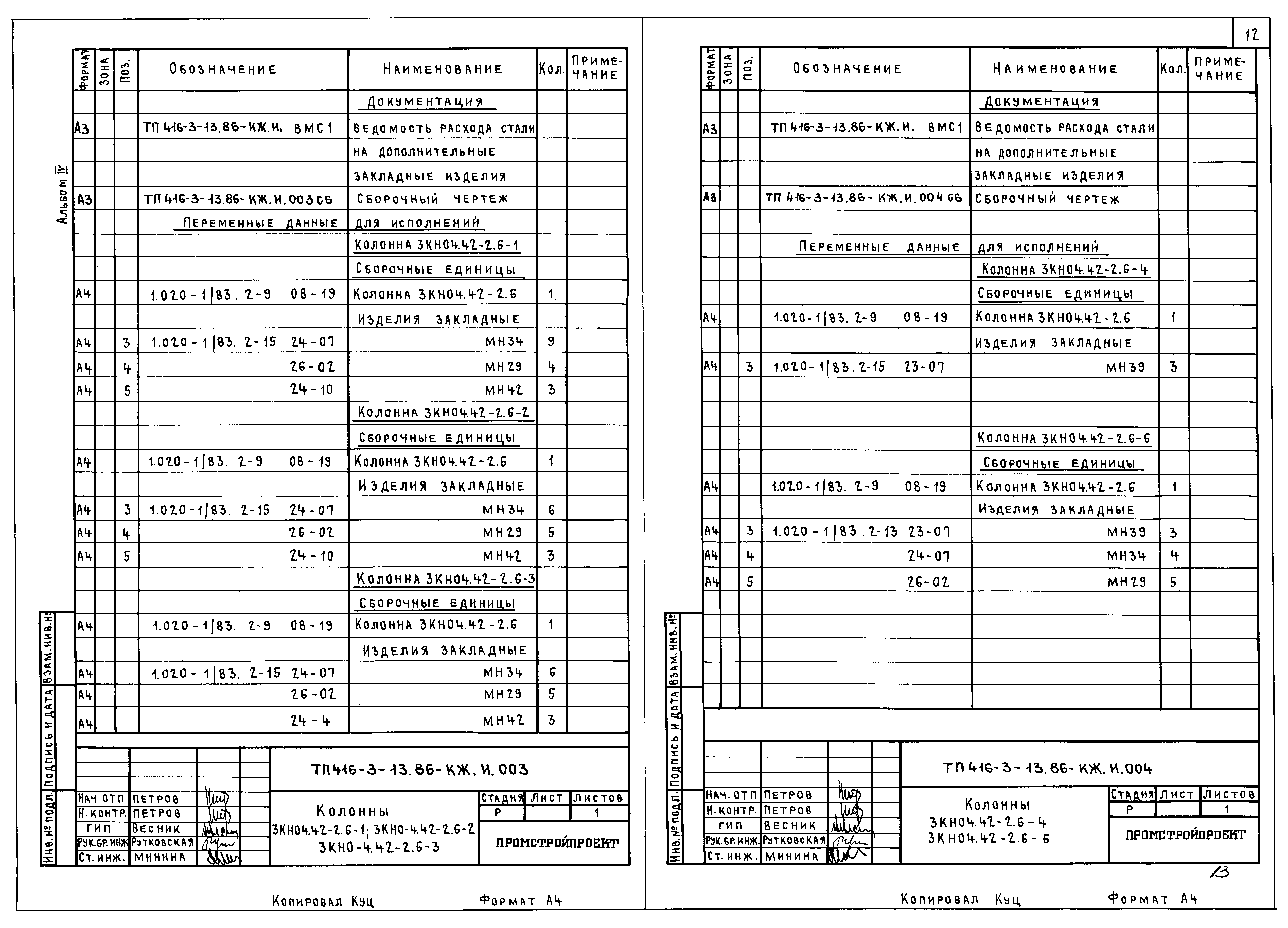 Типовой проект 416-3-13.86