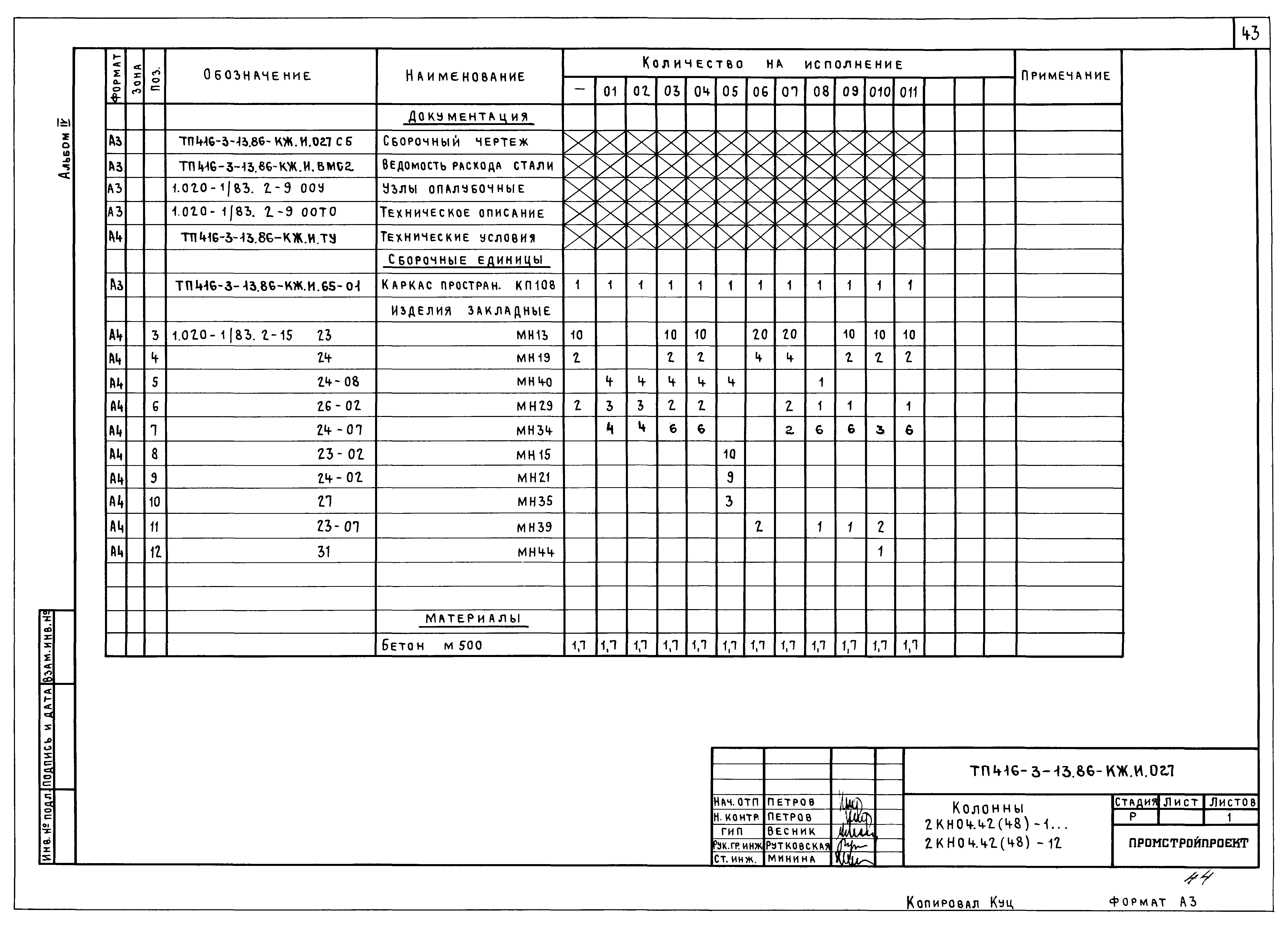 Типовой проект 416-3-13.86
