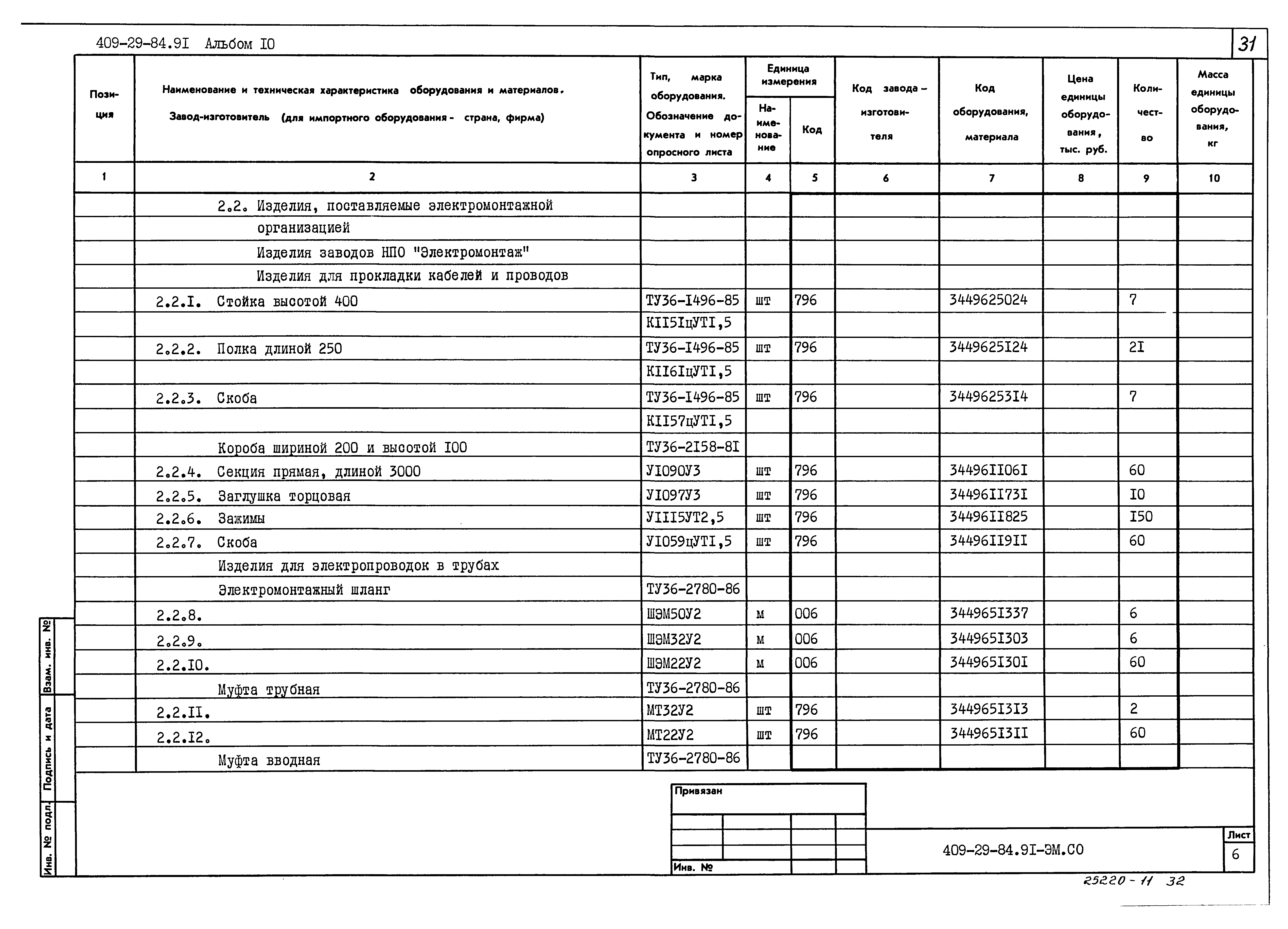 Типовой проект 409-29-84.91