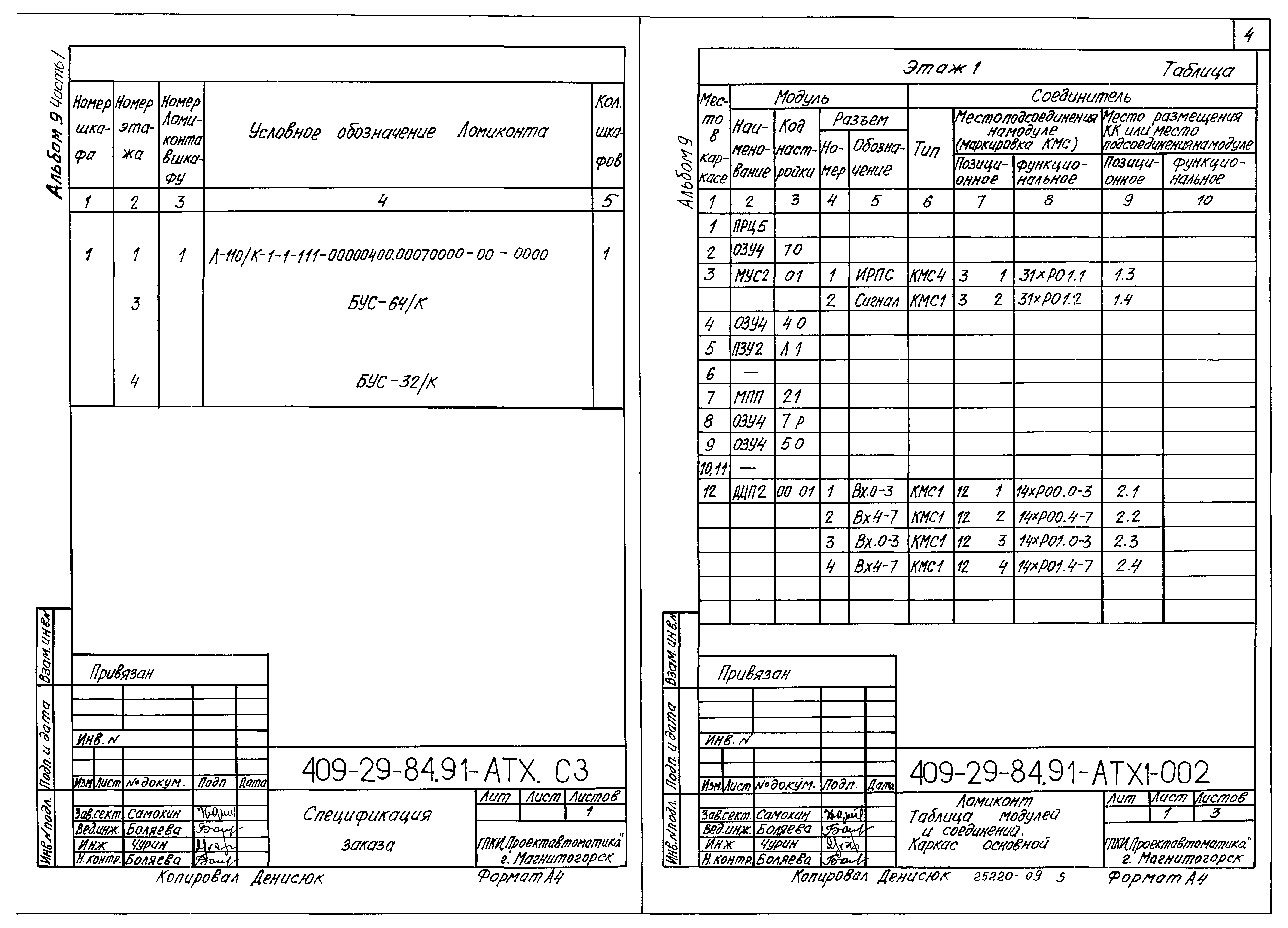 Типовой проект 409-29-84.91