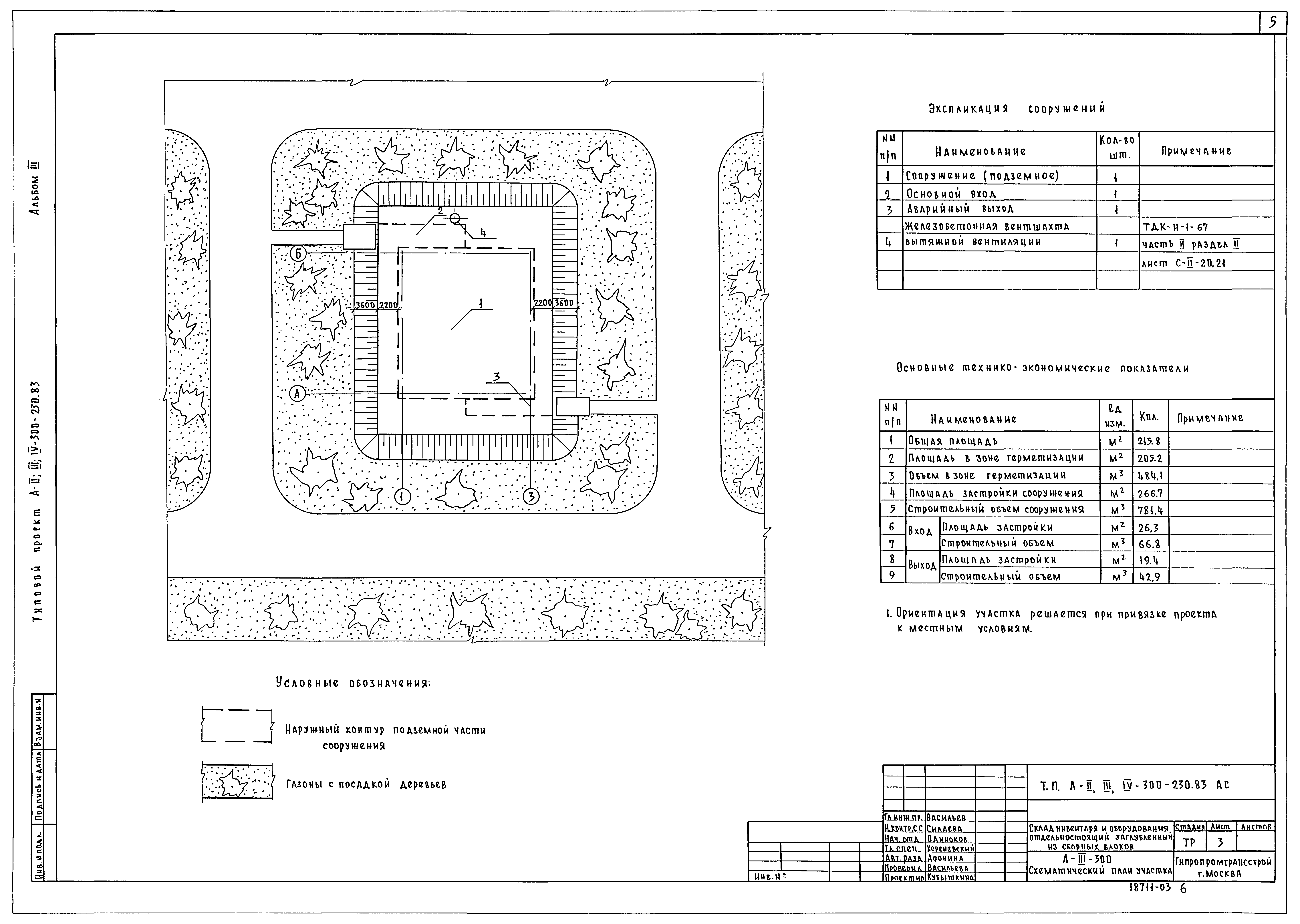Типовой проект А-II,III,IV-300-230.83