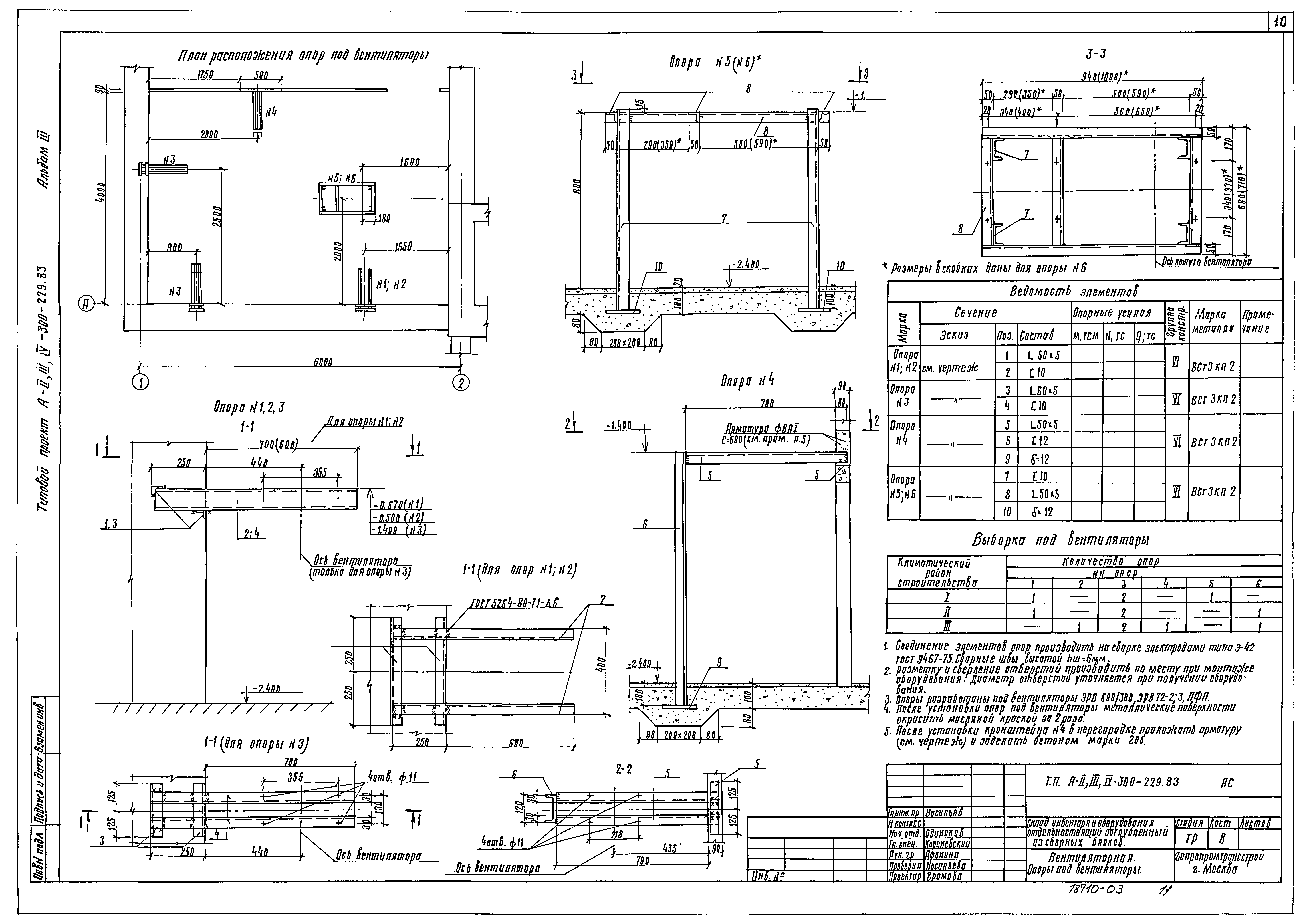 Типовой проект А-II,III,IV-300-229.83