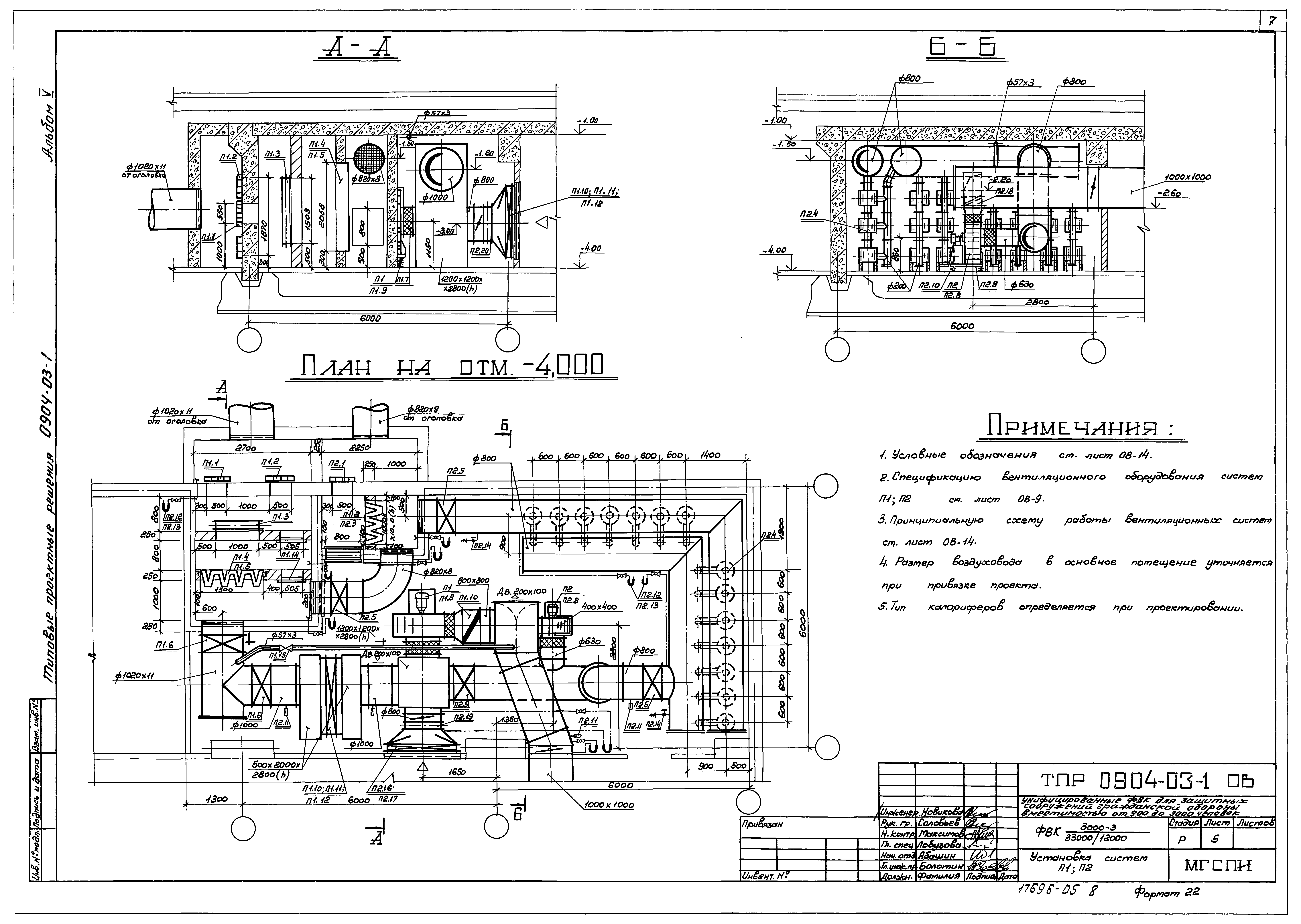 Типовые проектные решения 0904-03-1