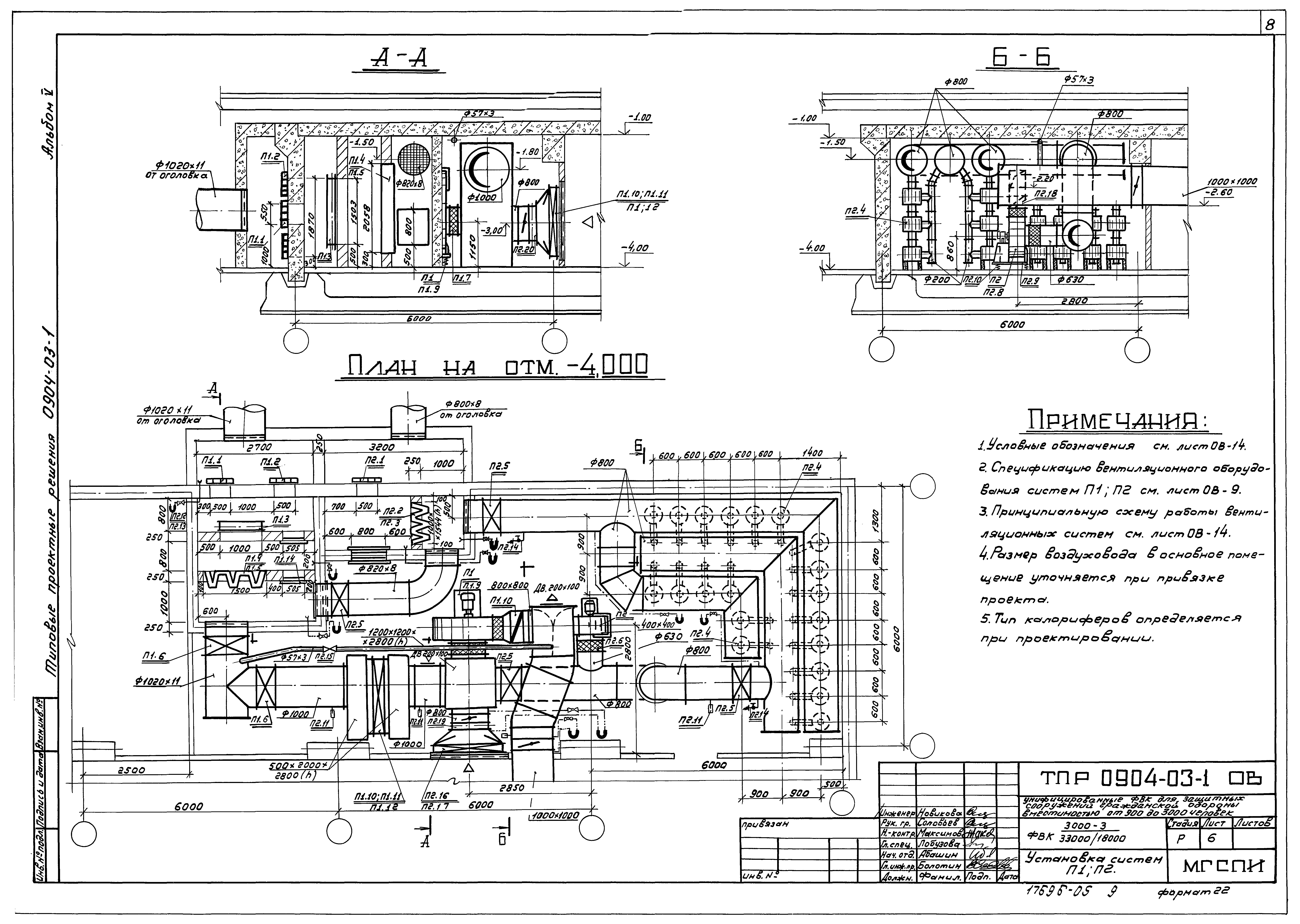 Типовые проектные решения 0904-03-1