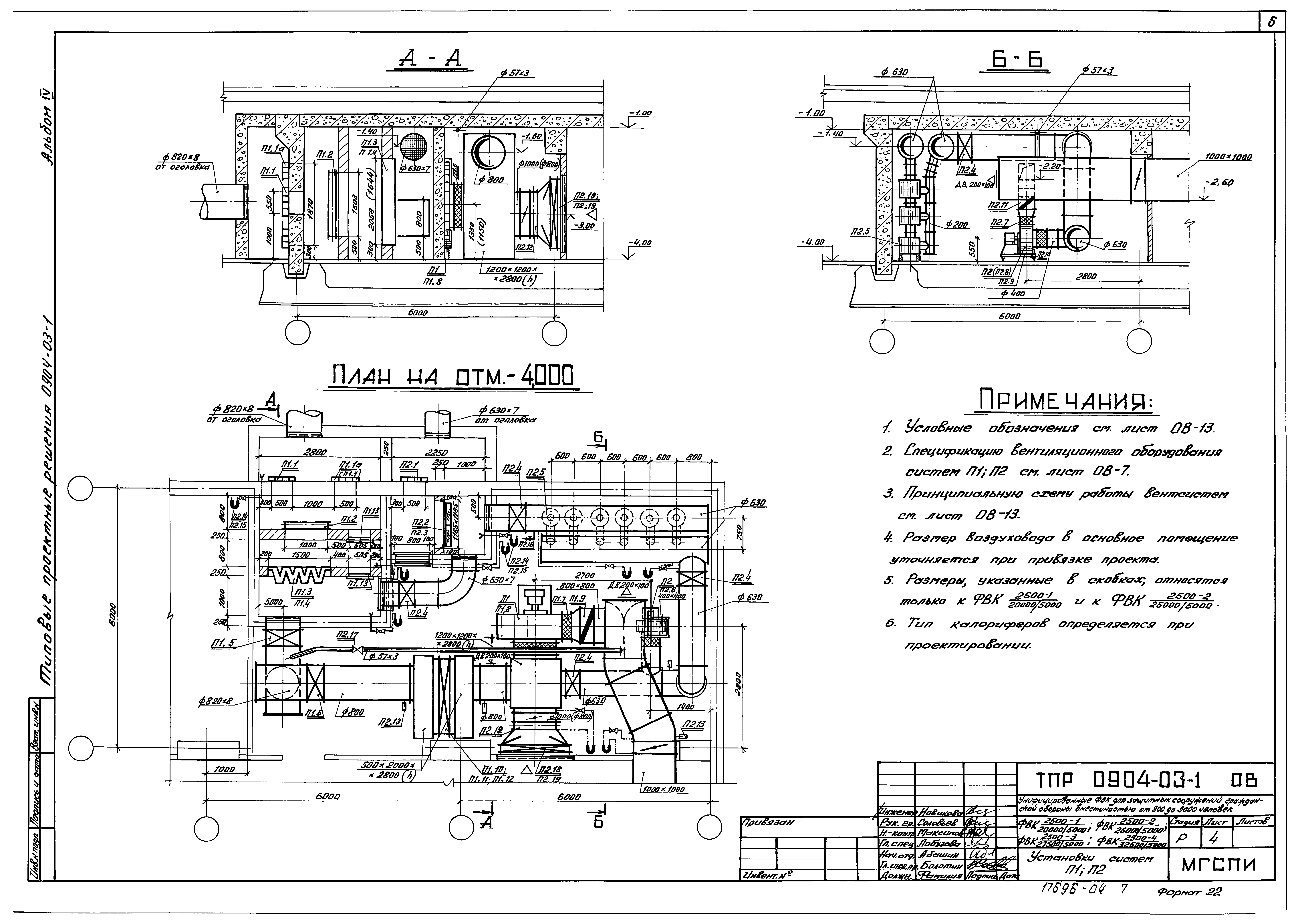 Типовые проектные решения 0904-03-1