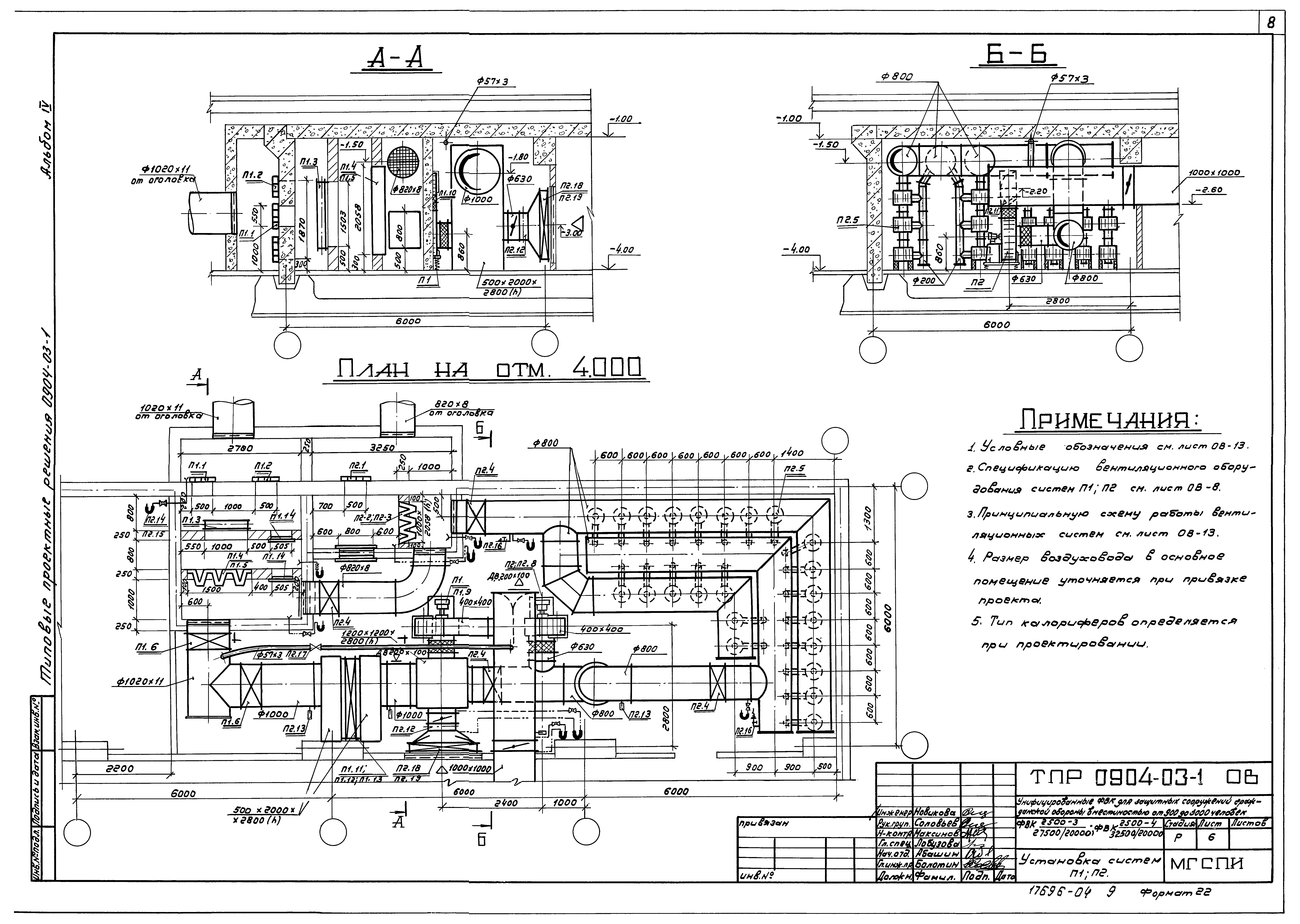 Типовые проектные решения 0904-03-1