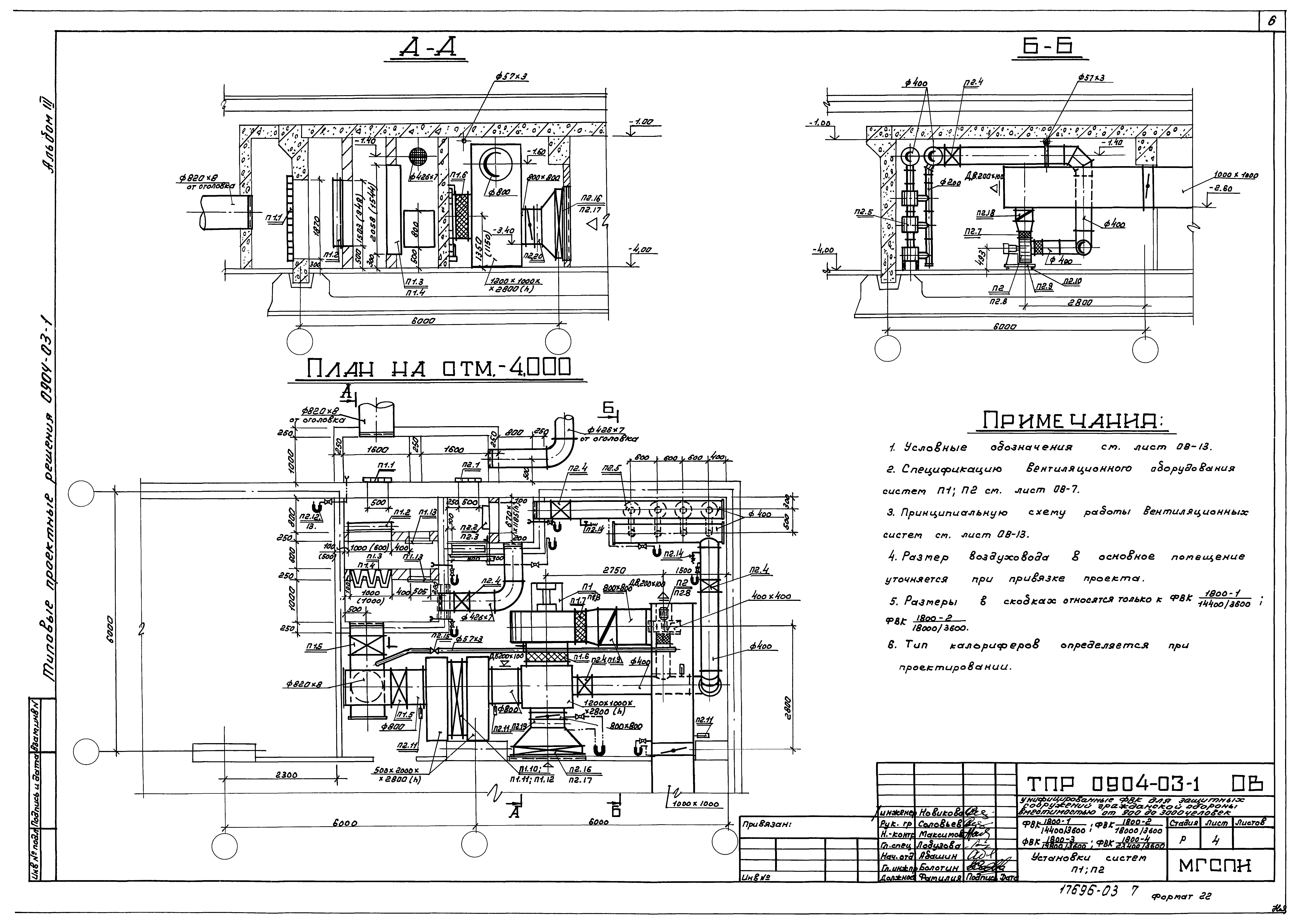 Типовые проектные решения 0904-03-1