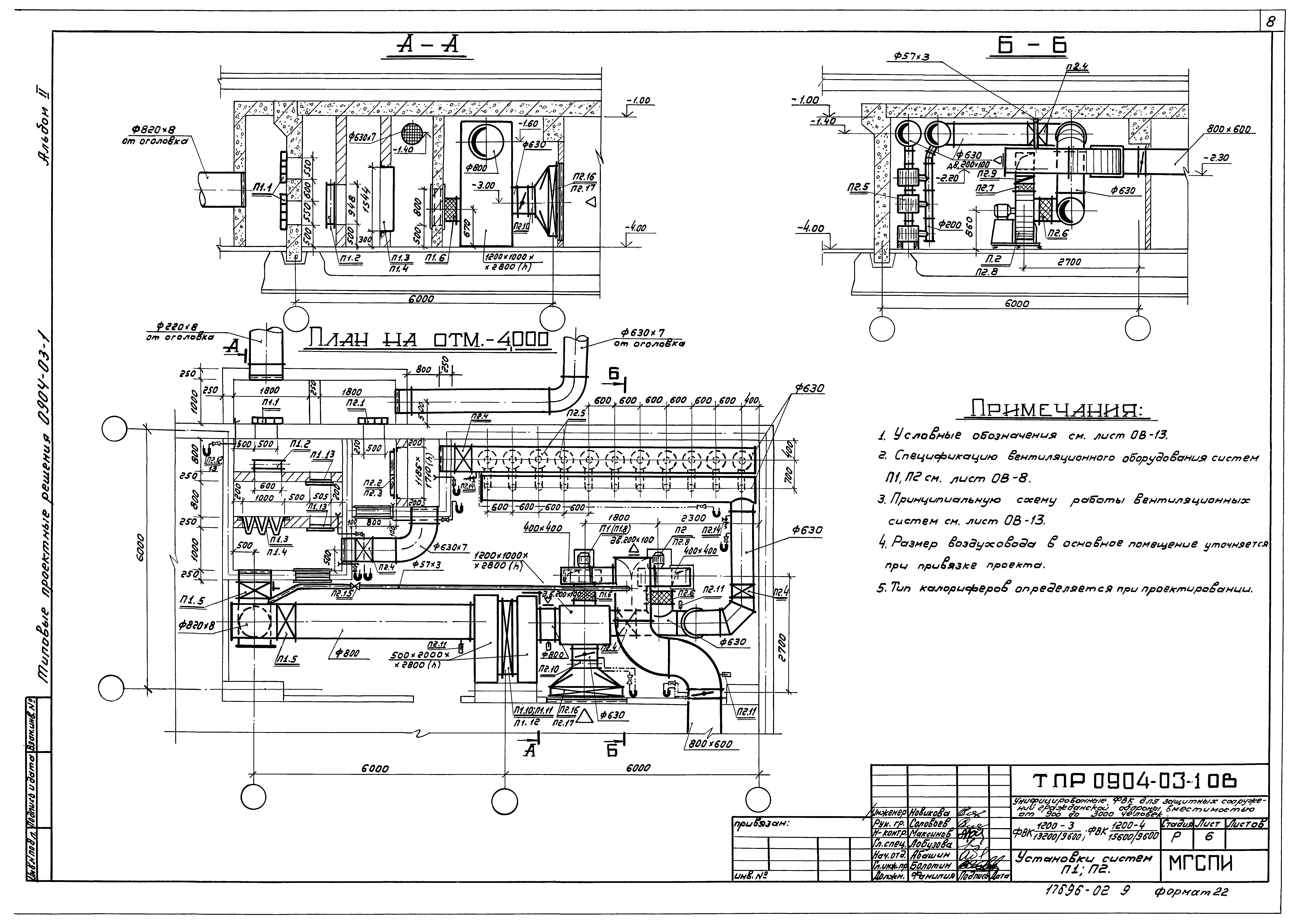 Типовые проектные решения 0904-03-1