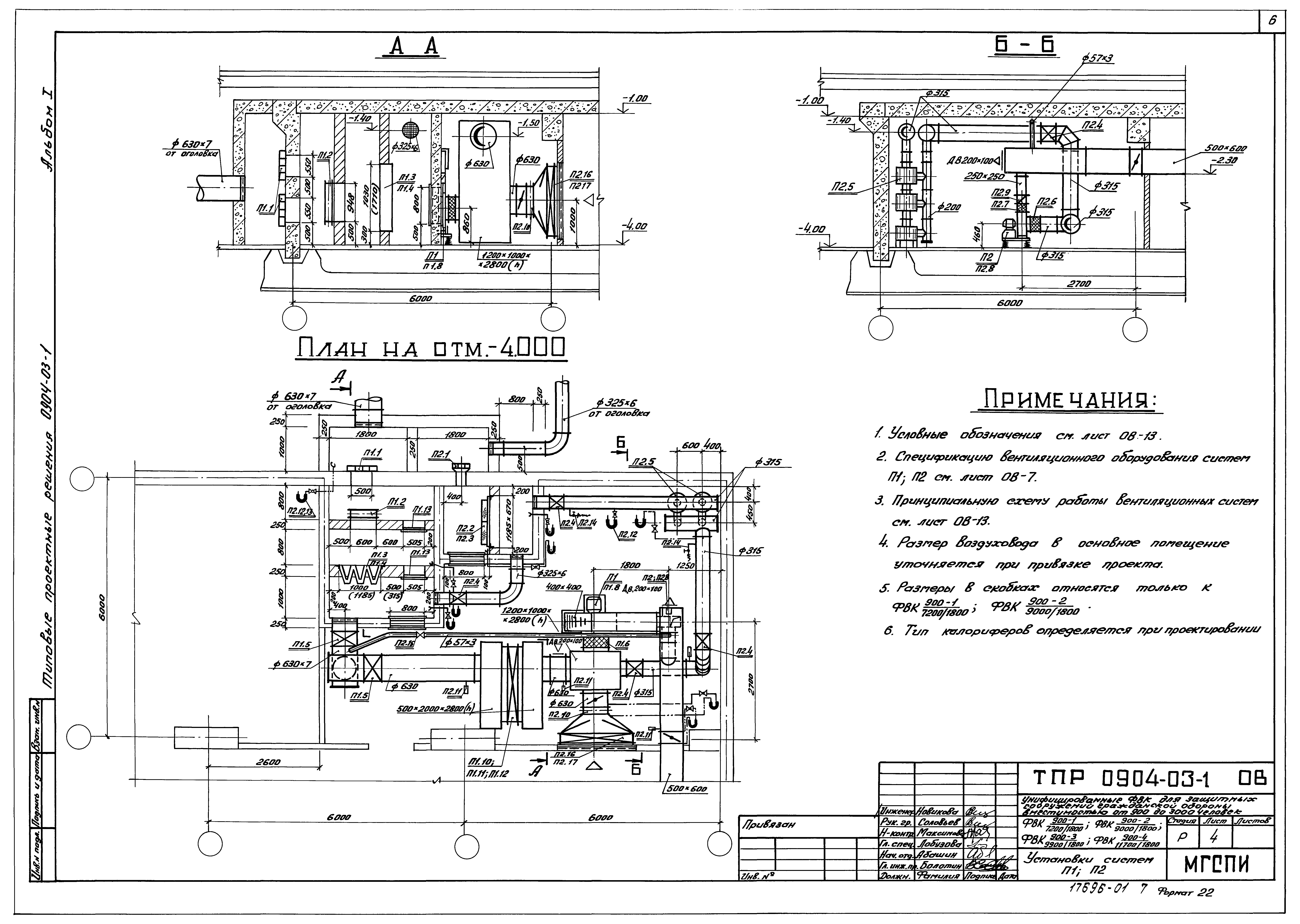 Типовые проектные решения 0904-03-1