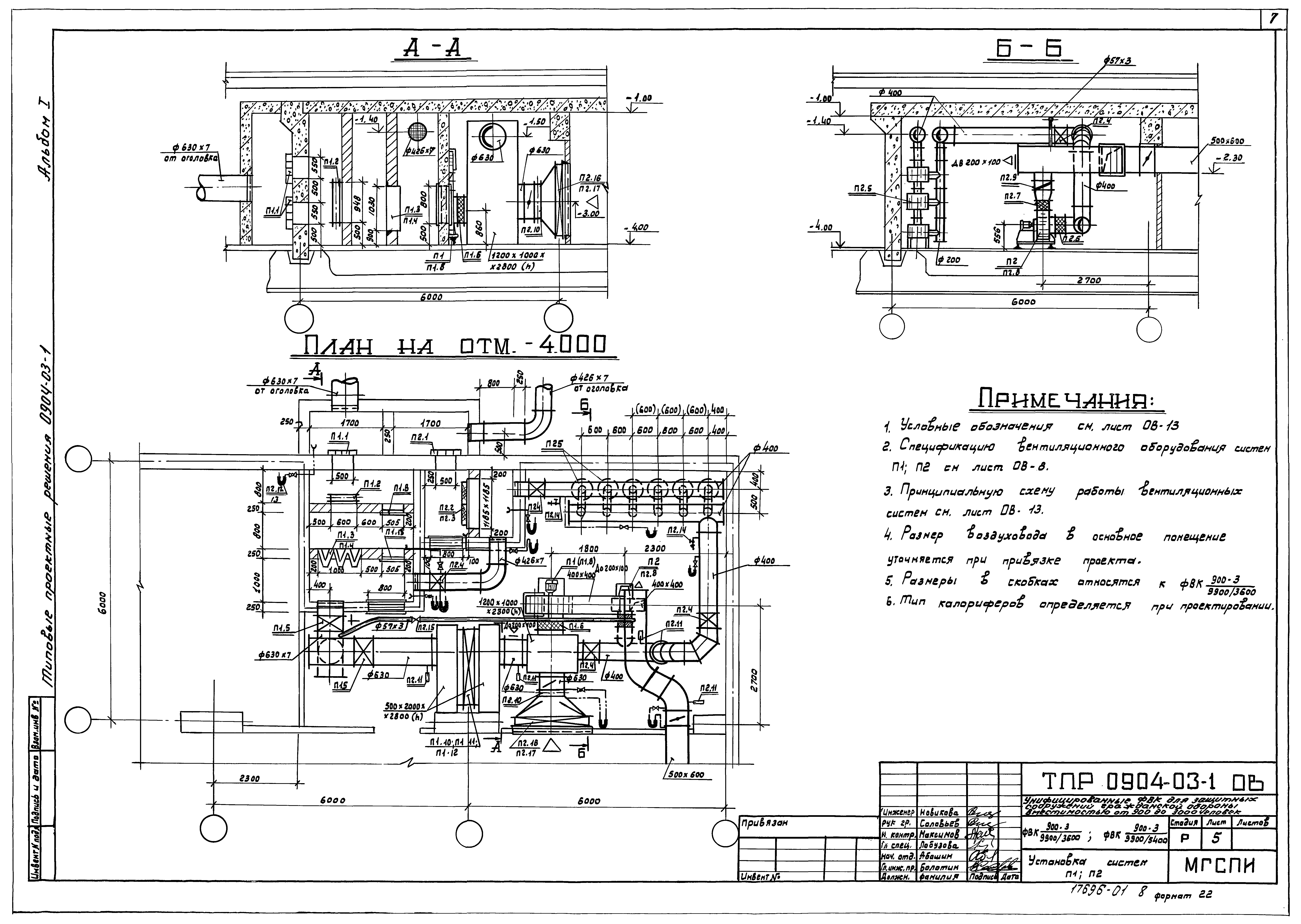 Типовые проектные решения 0904-03-1