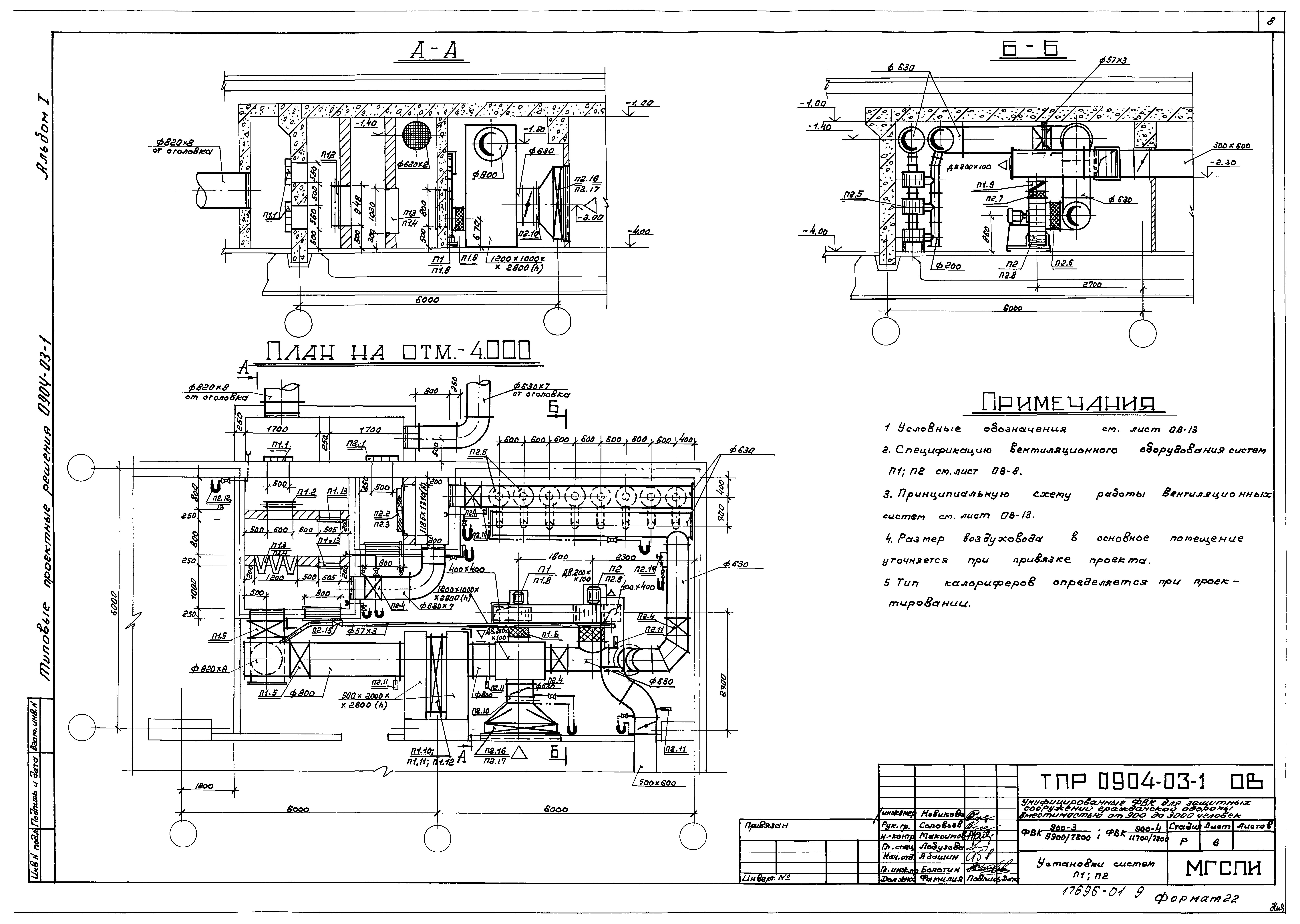 Типовые проектные решения 0904-03-1