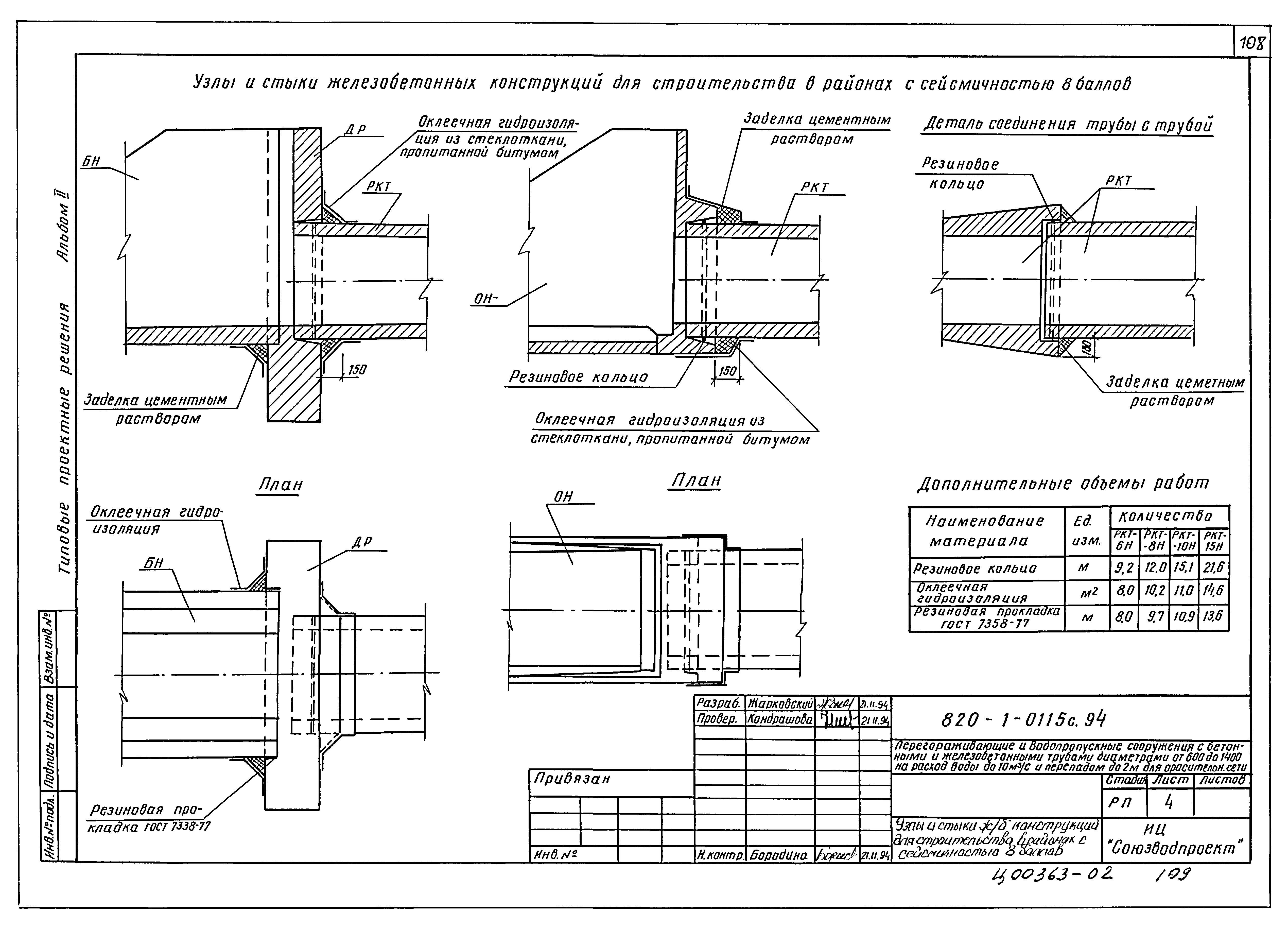Типовые проектные решения 820-1-0115с.94