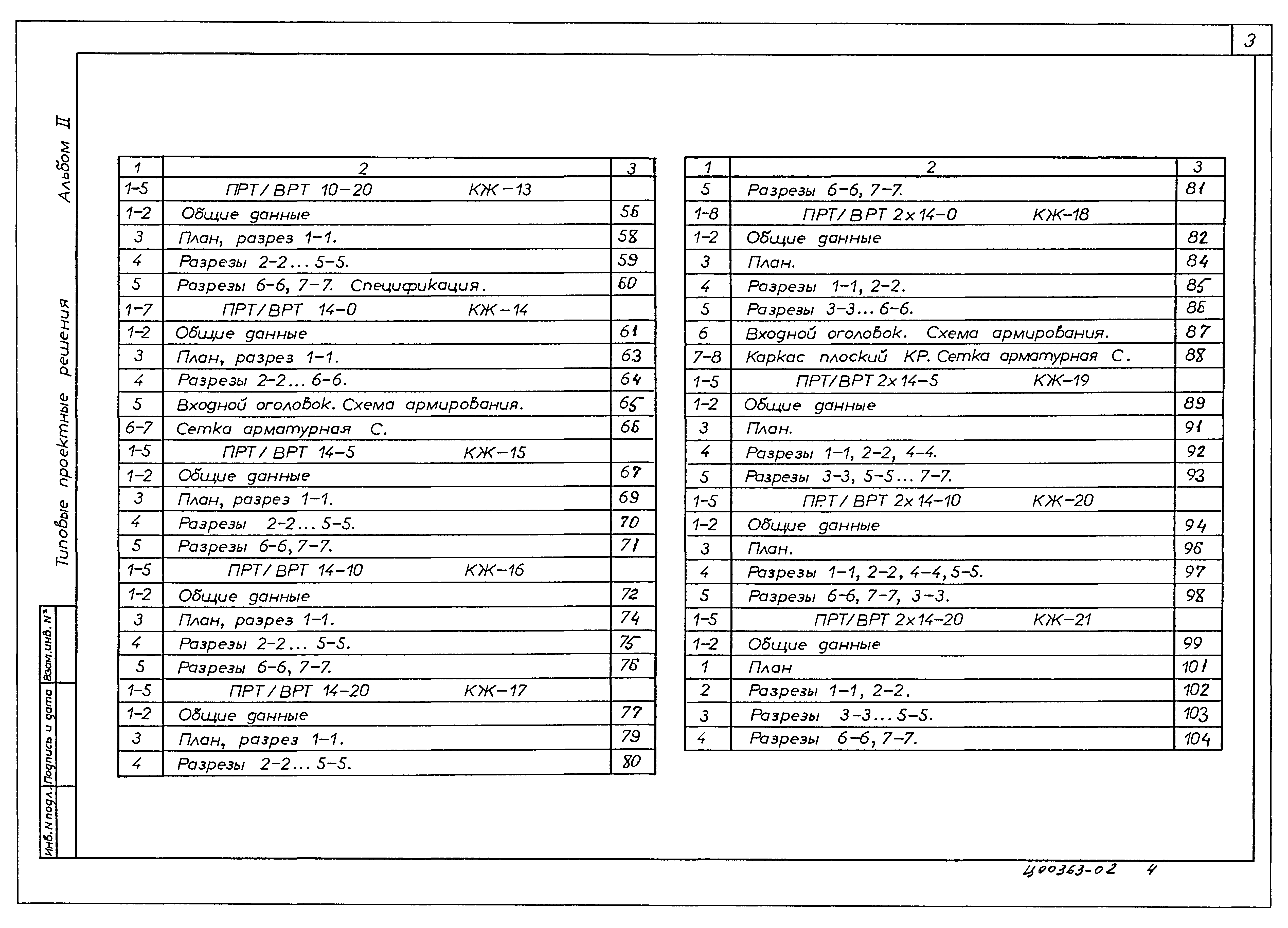 Типовые проектные решения 820-1-0115с.94