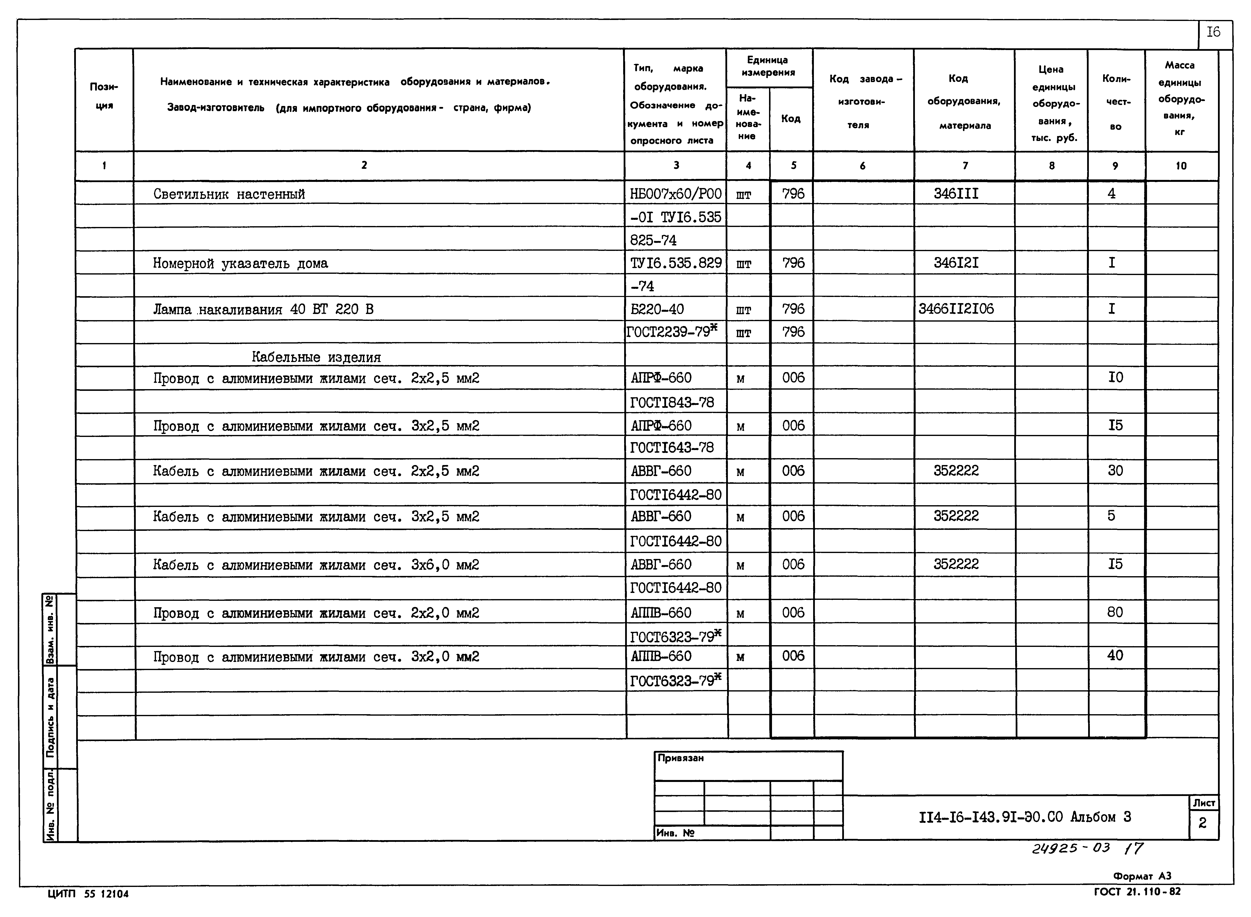 Типовой проект 144-16-143.91
