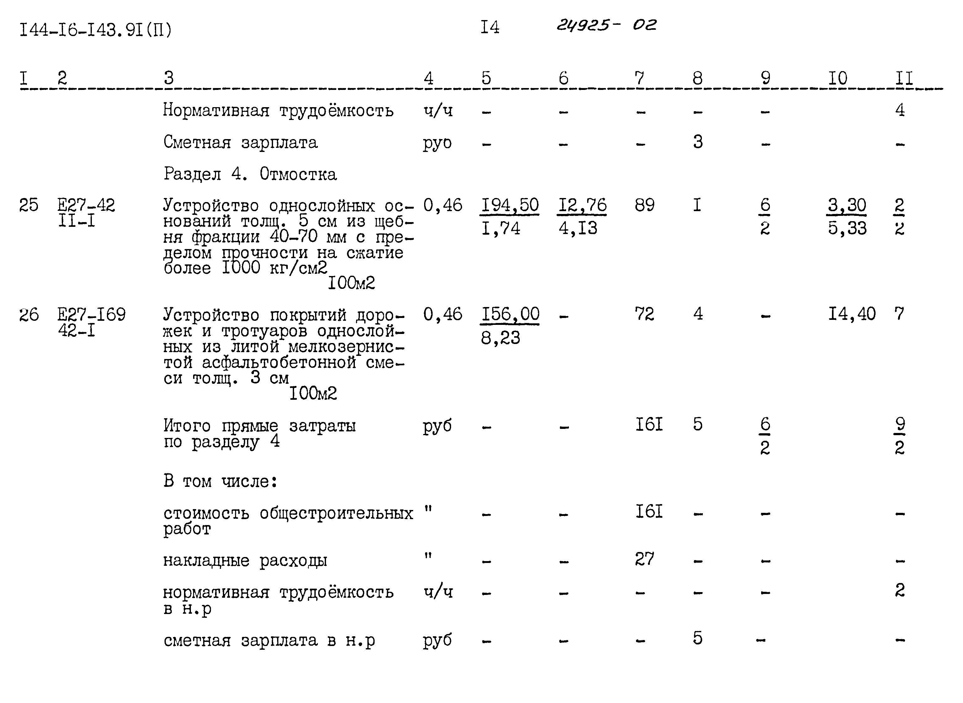 Типовой проект 144-16-143.91
