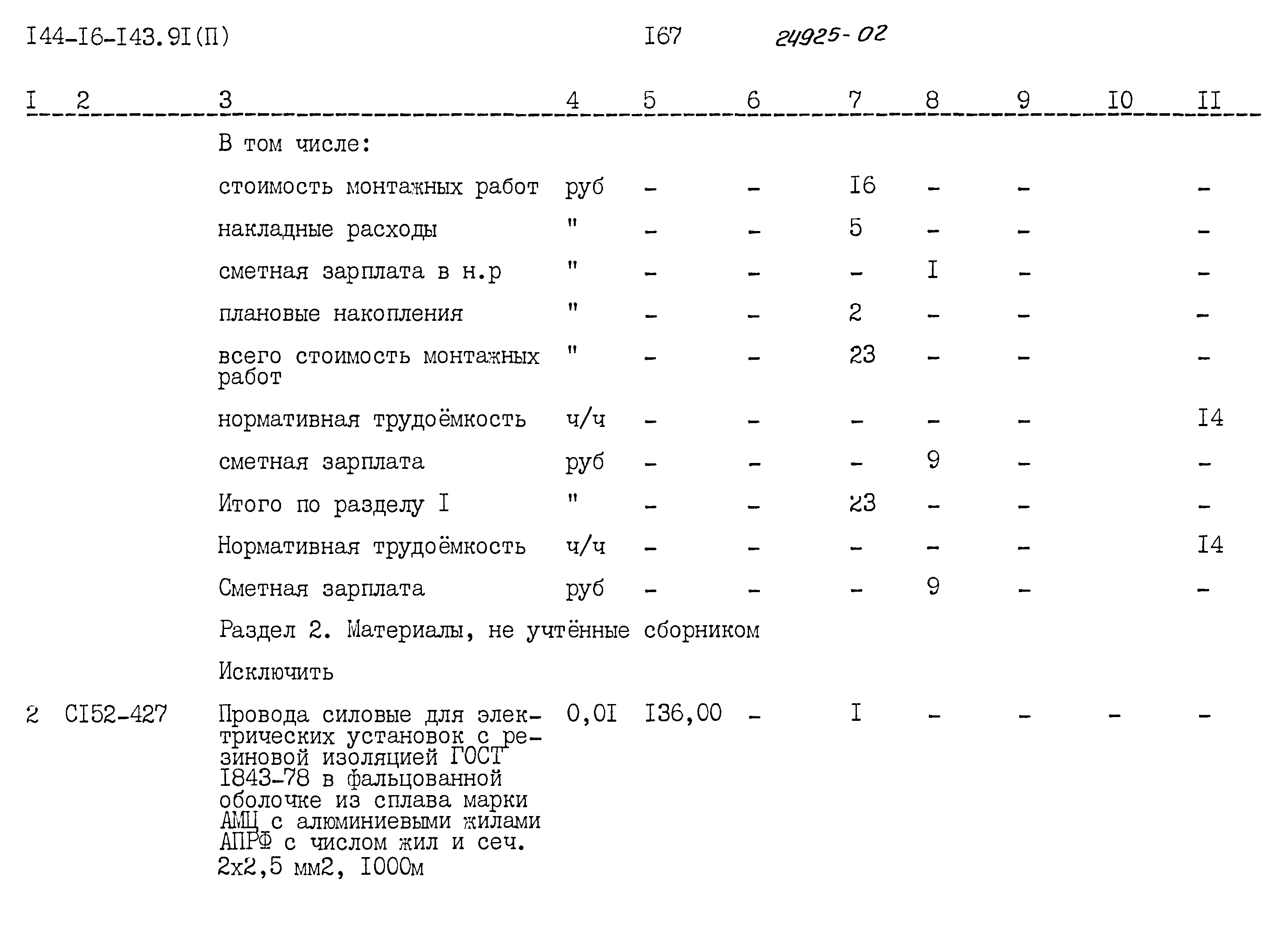 Типовой проект 144-16-143.91