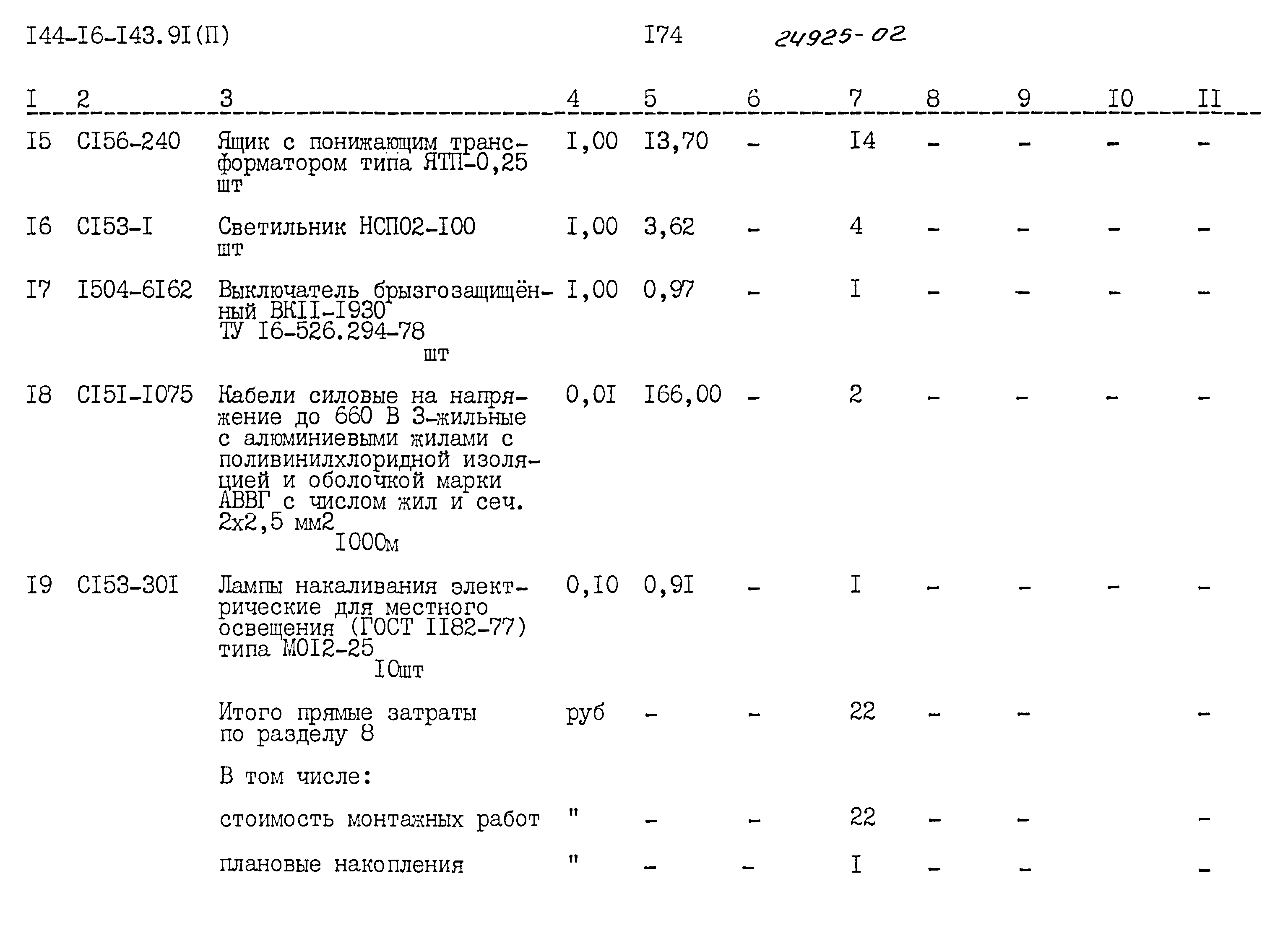 Типовой проект 144-16-143.91