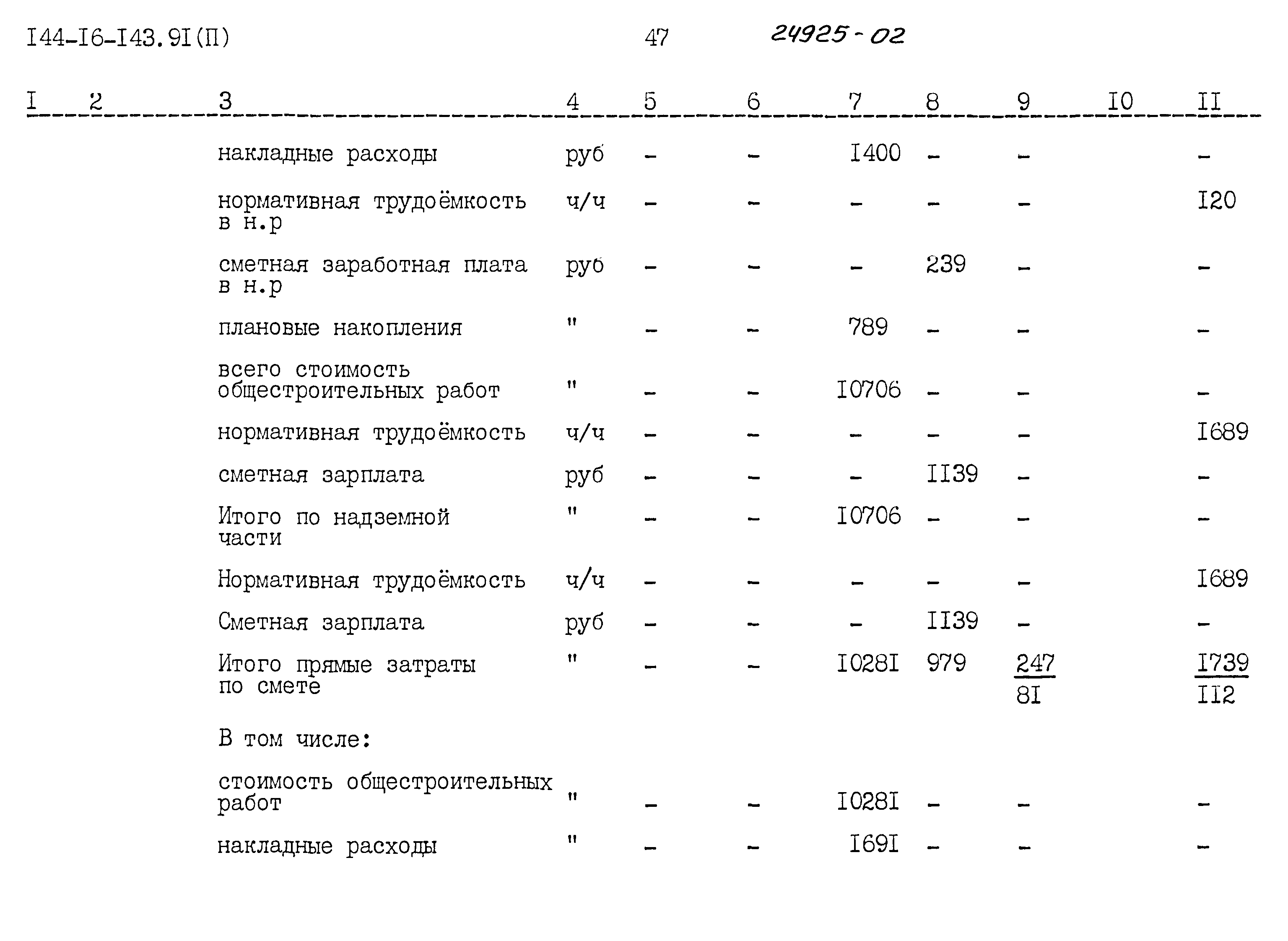 Типовой проект 144-16-143.91