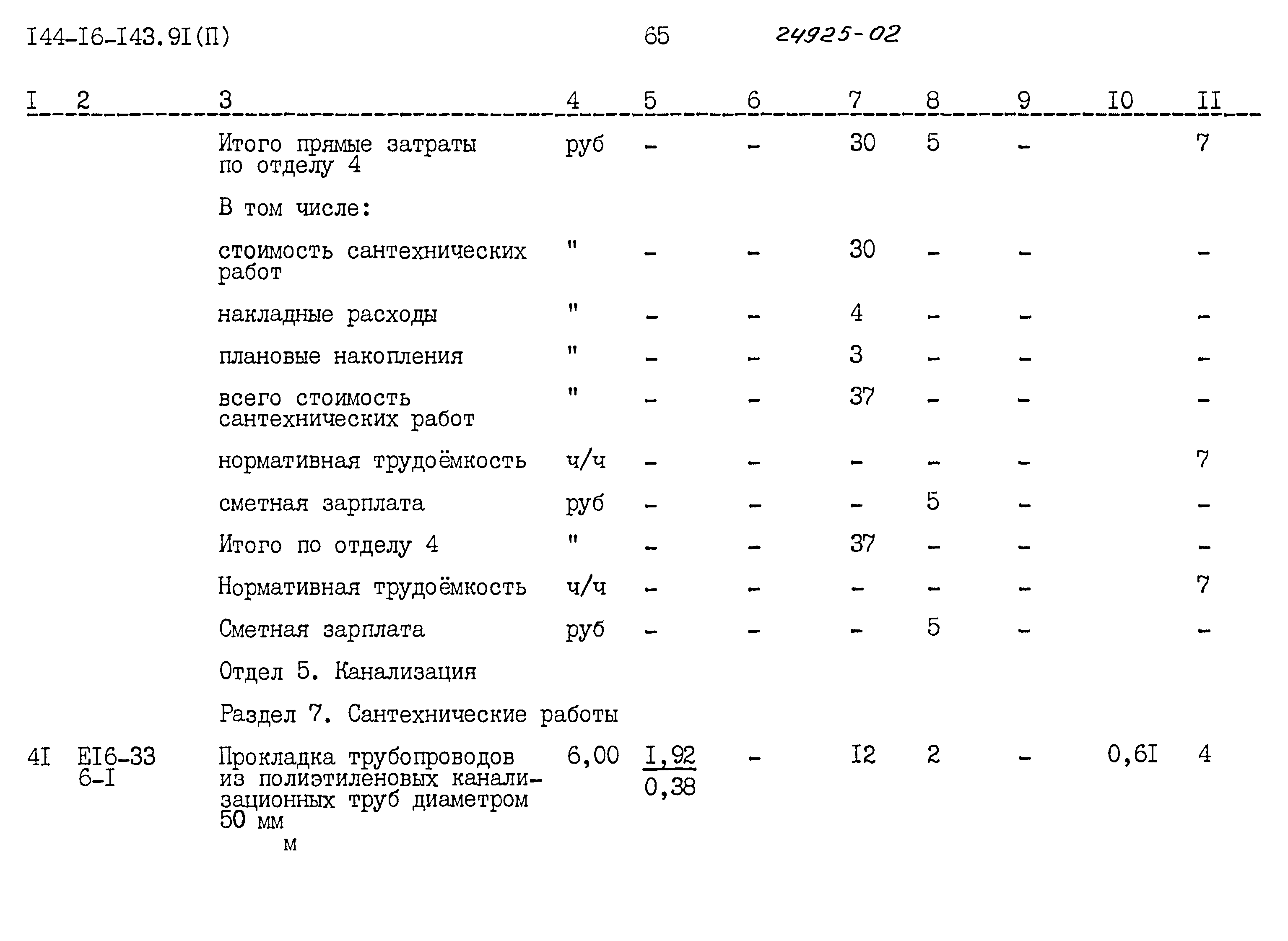 Типовой проект 144-16-143.91