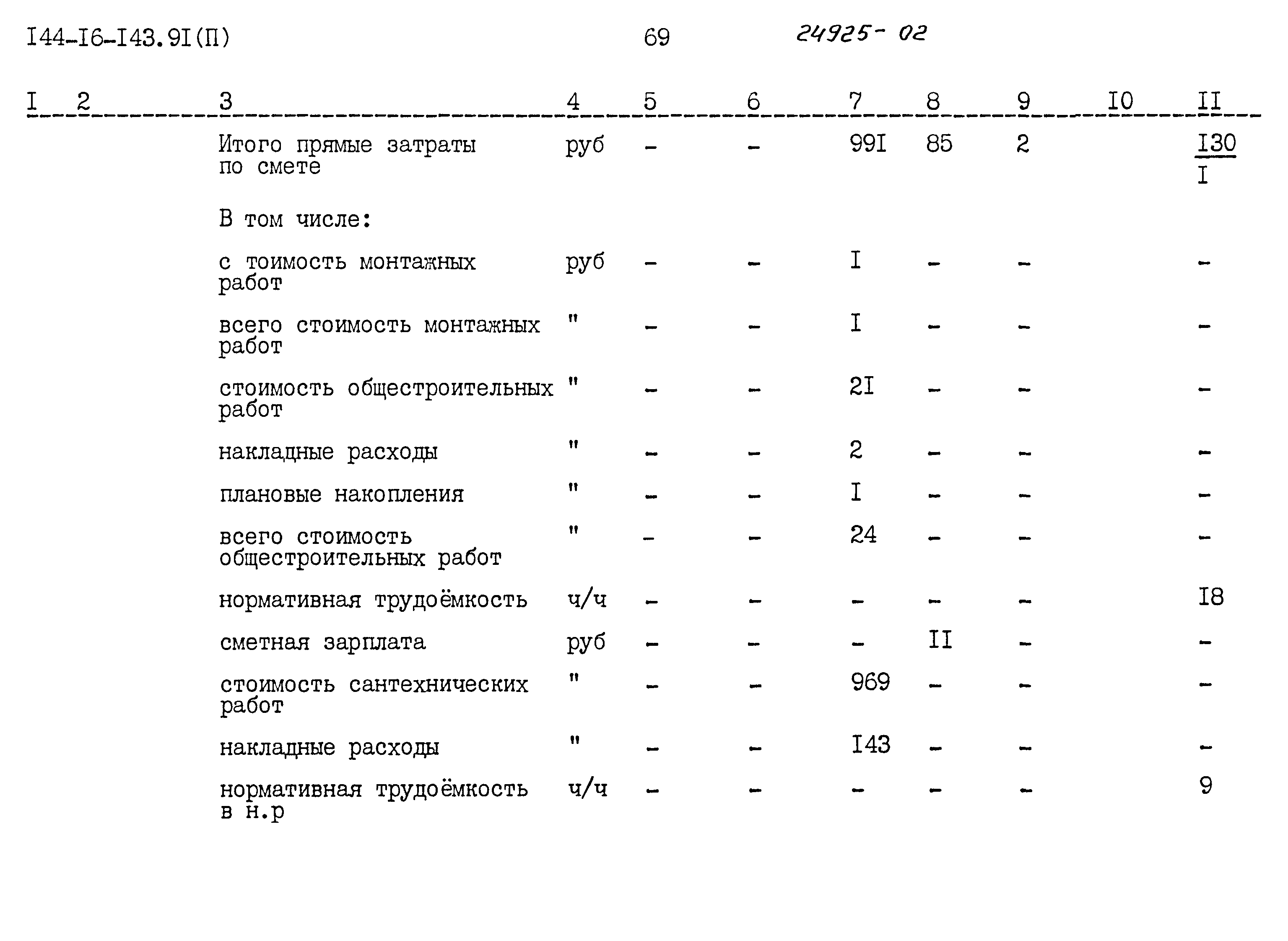 Типовой проект 144-16-143.91