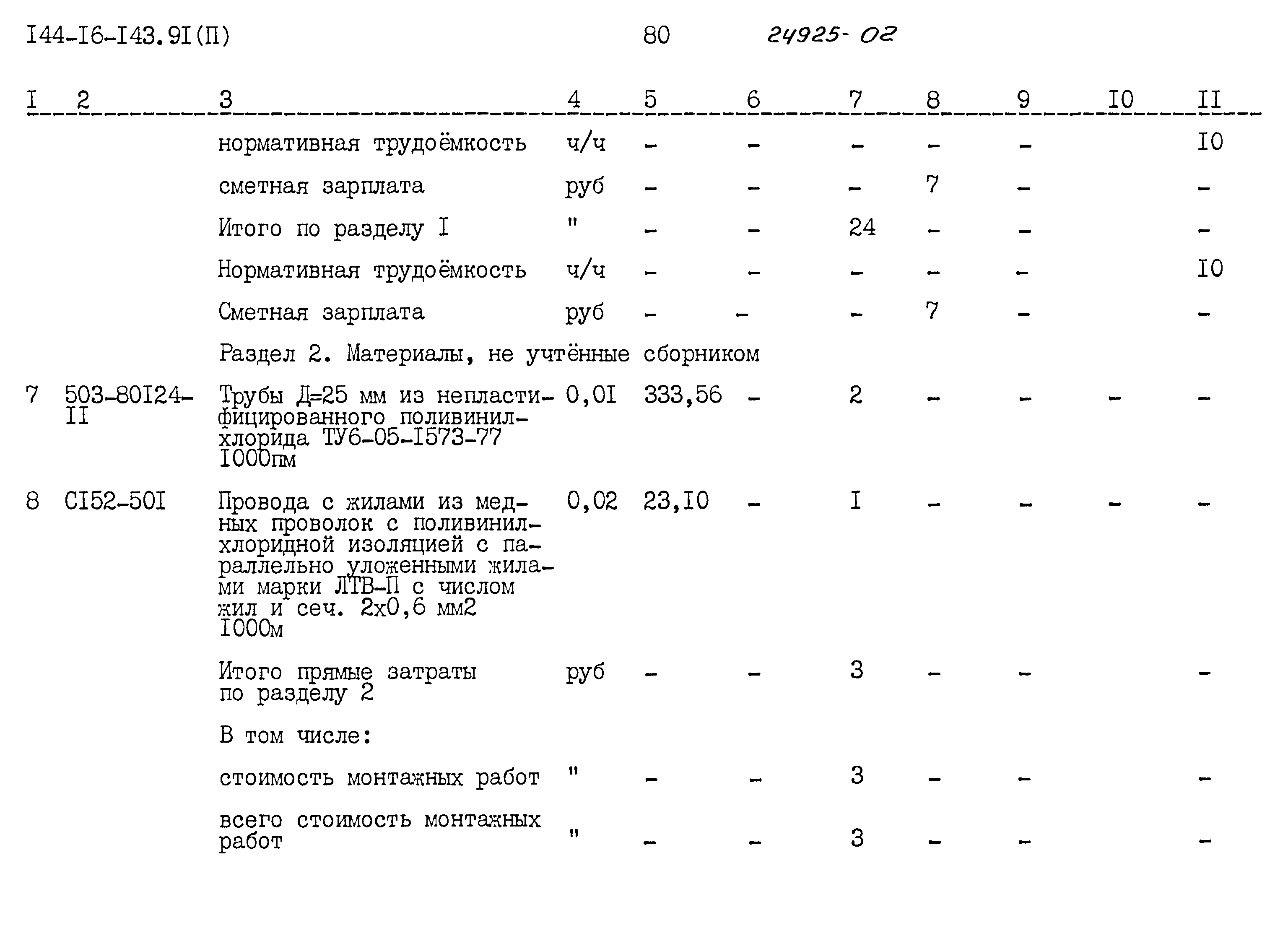 Типовой проект 144-16-143.91