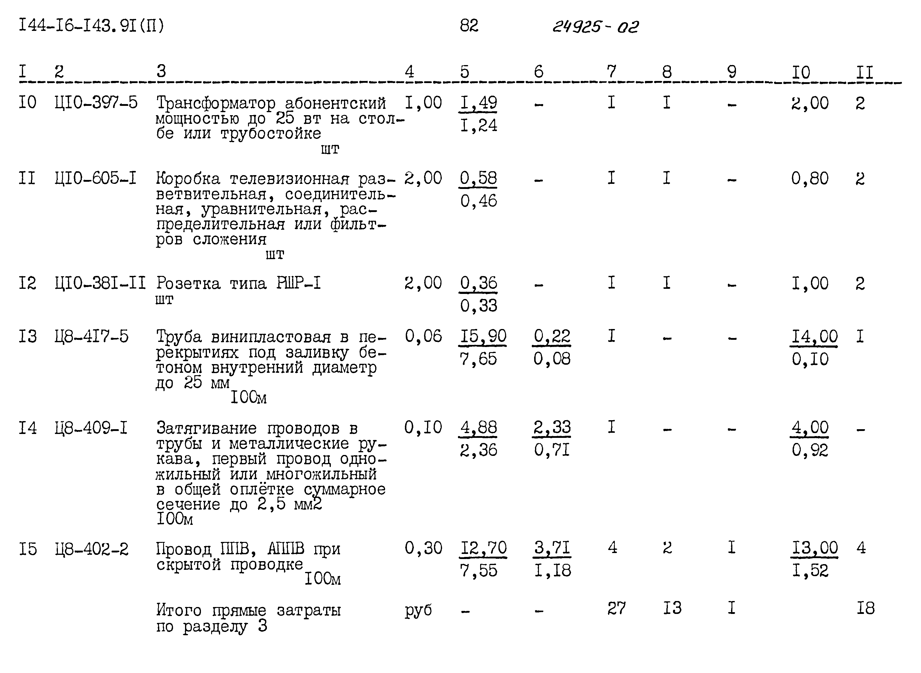 Типовой проект 144-16-143.91