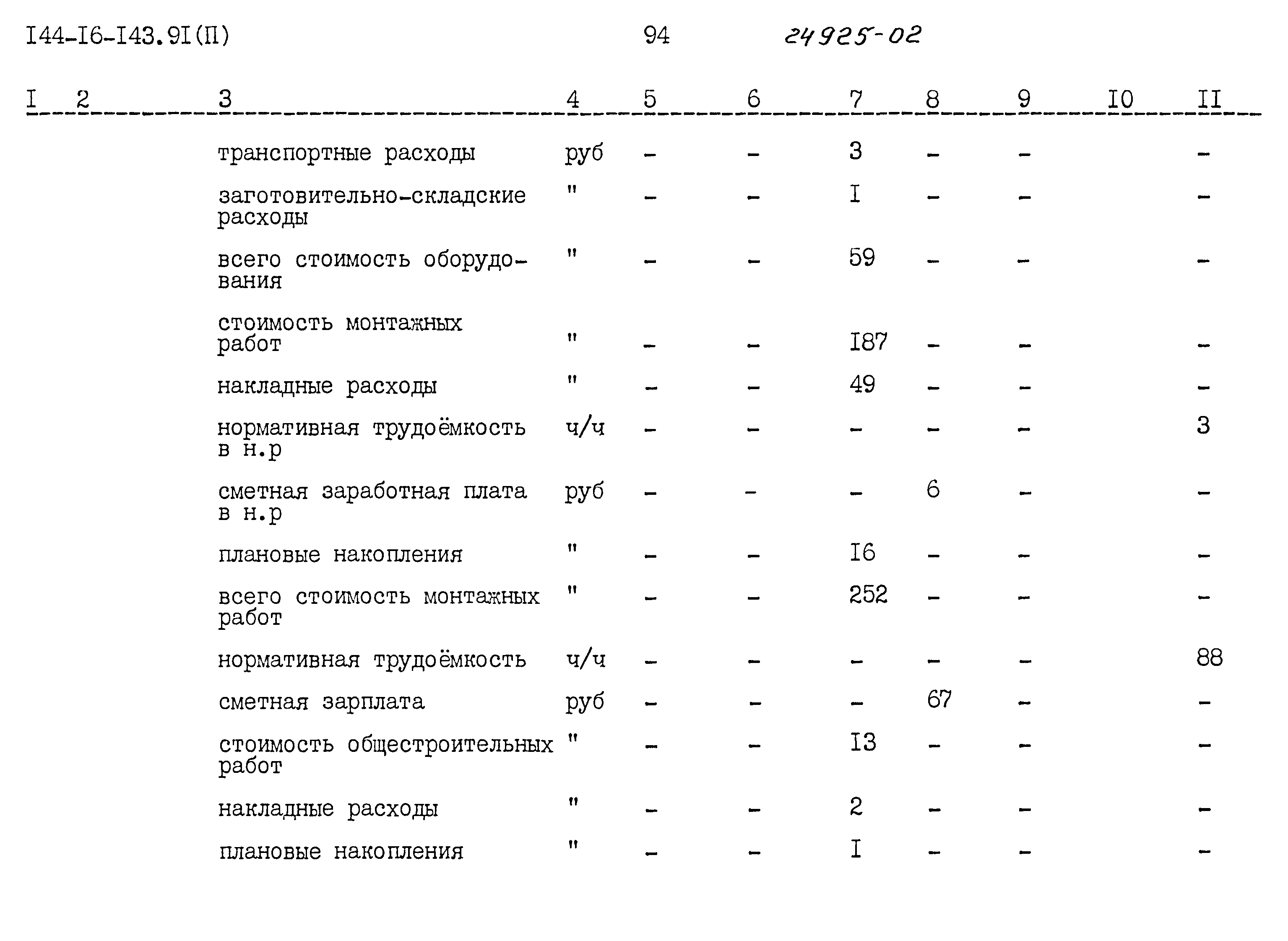 Типовой проект 144-16-143.91