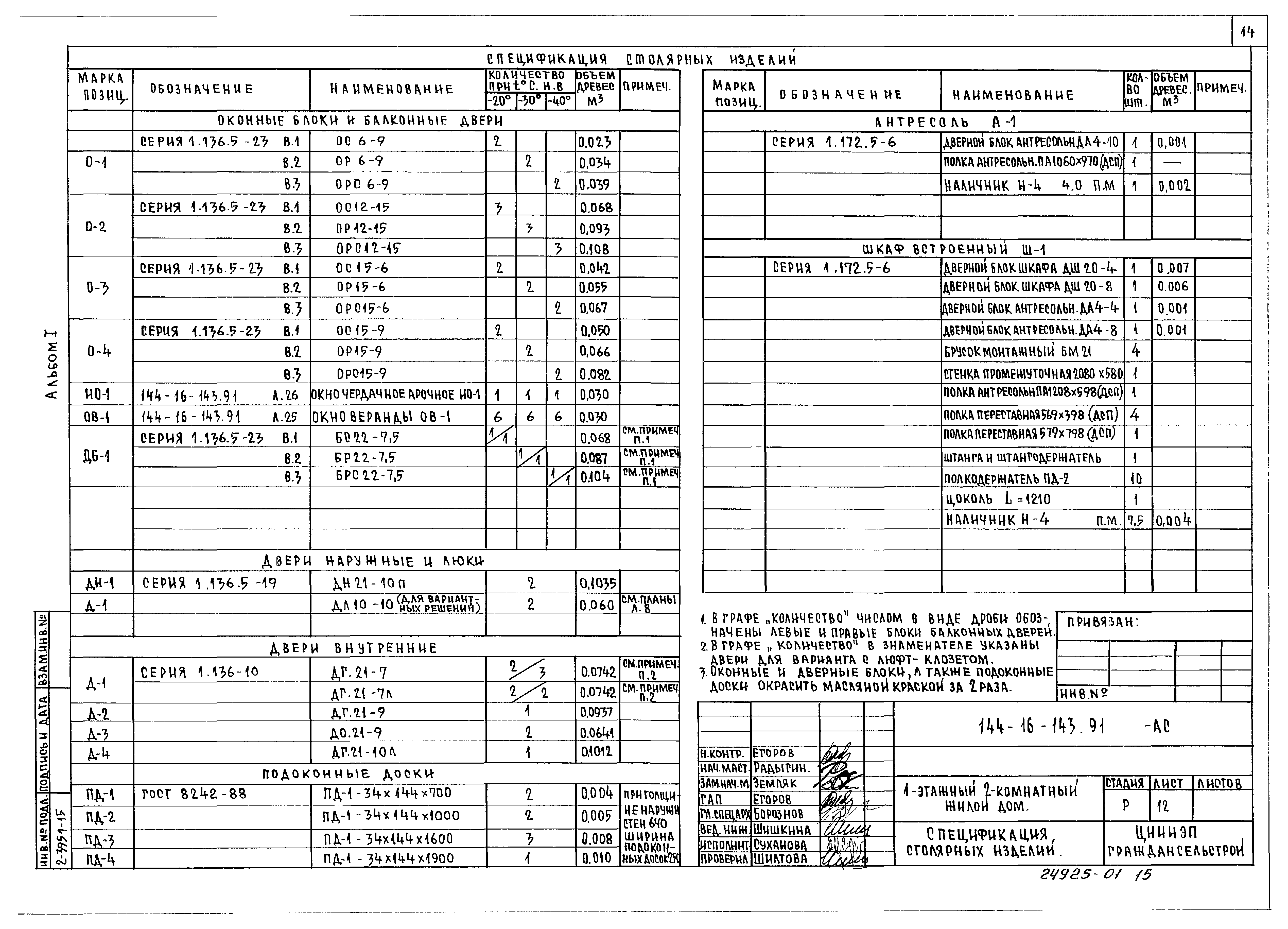 Типовой проект 144-16-143.91