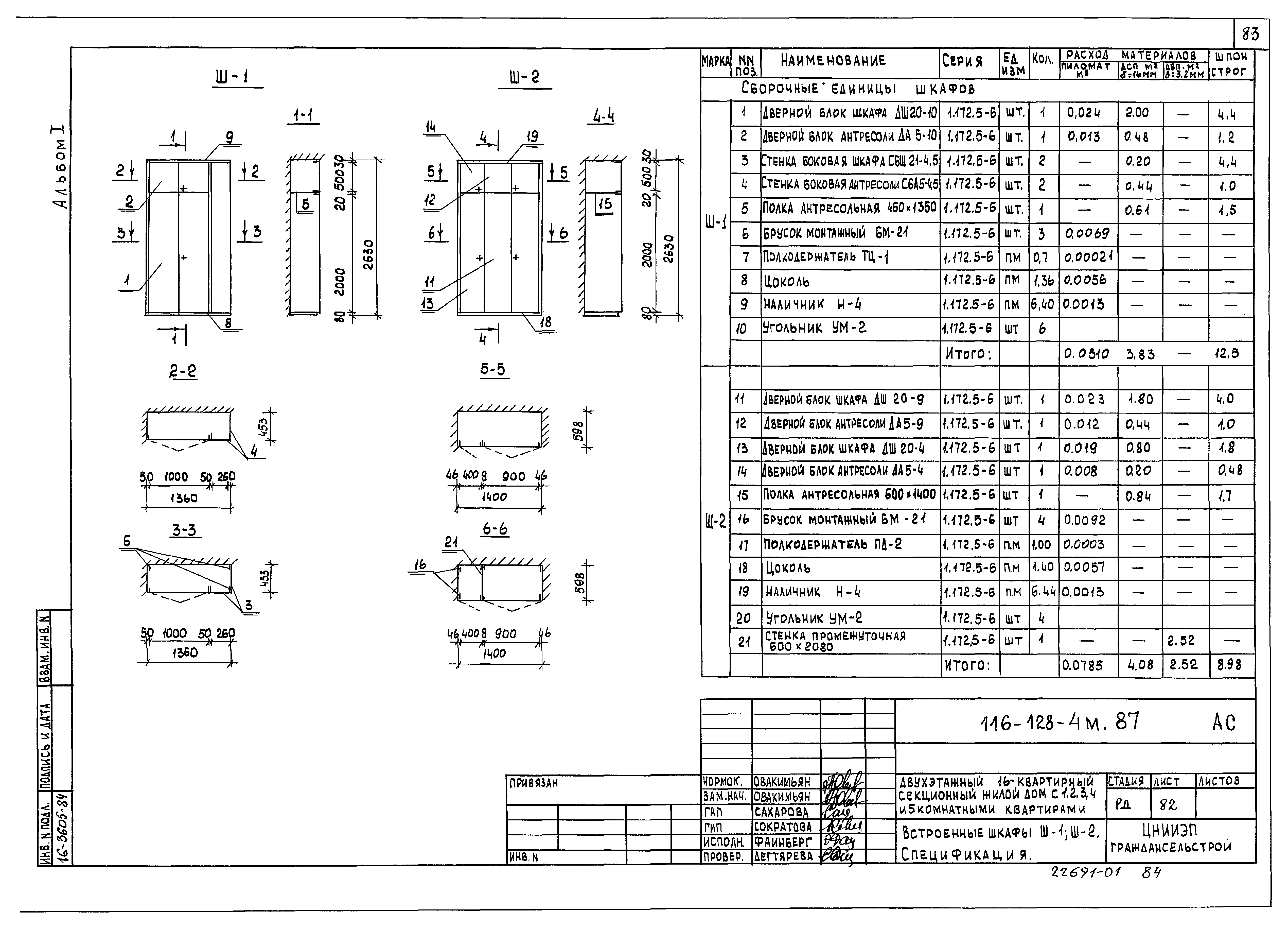 Типовой проект 116-128-4м.87