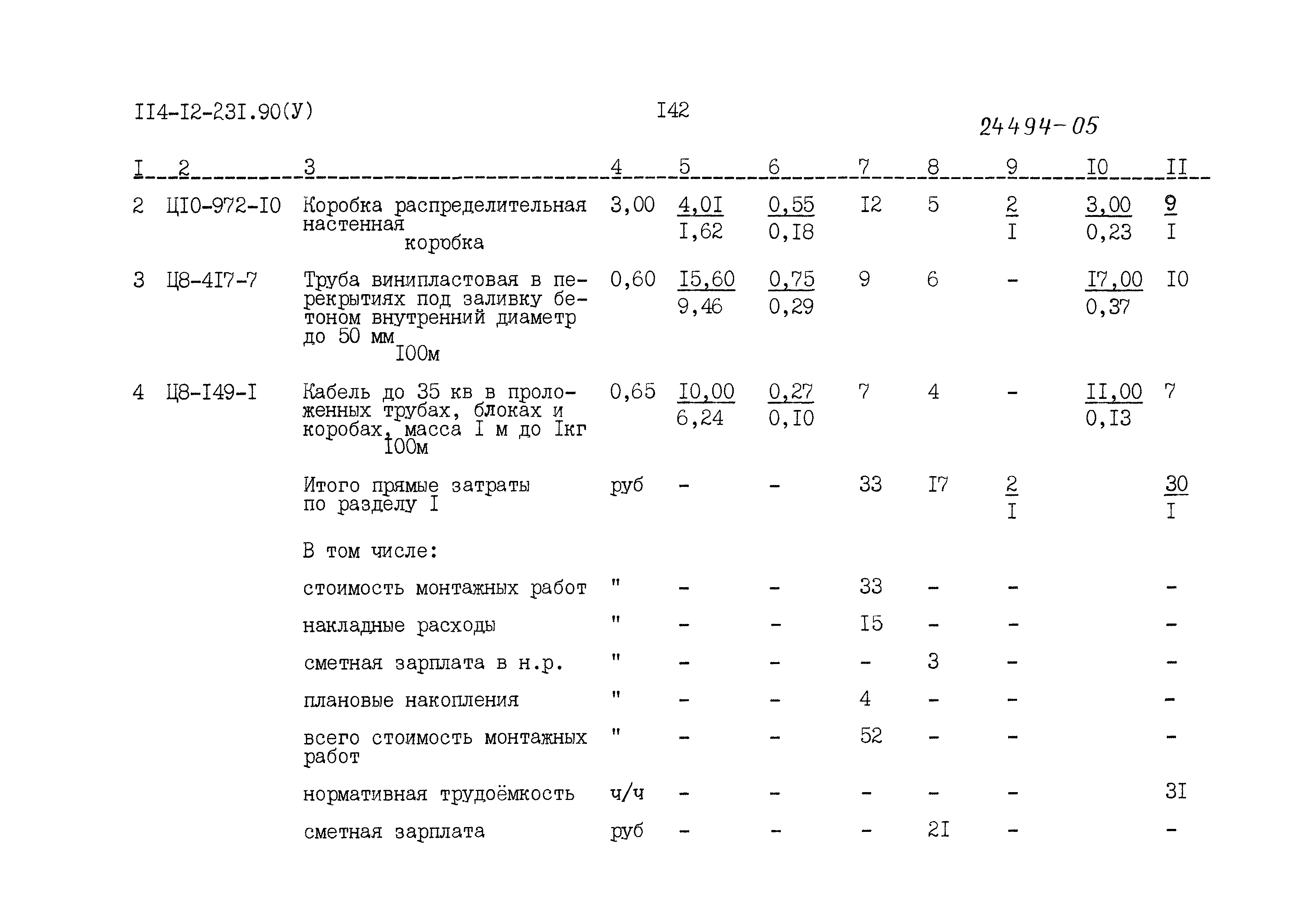 Типовой проект 114-12-231.90