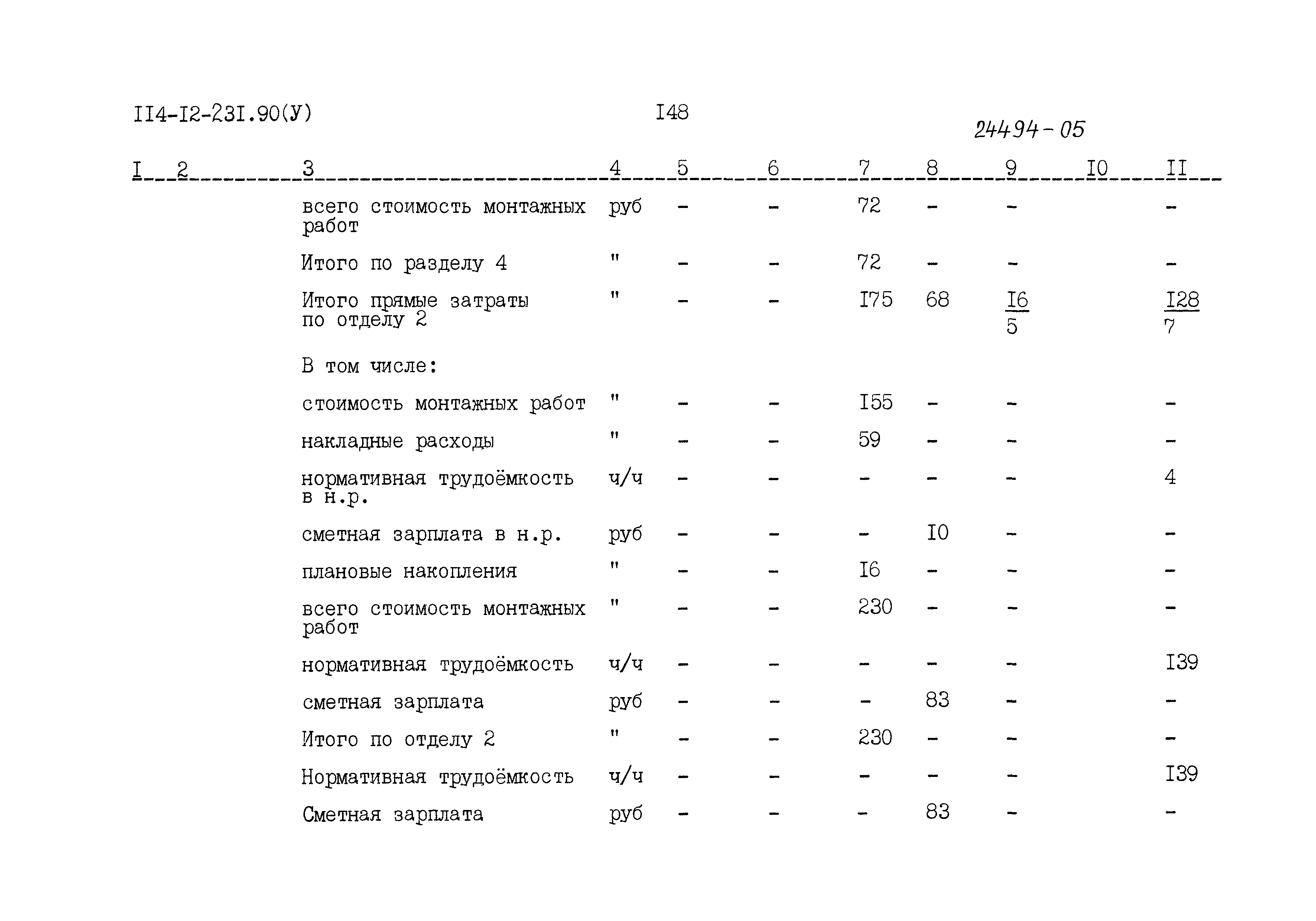 Типовой проект 114-12-231.90