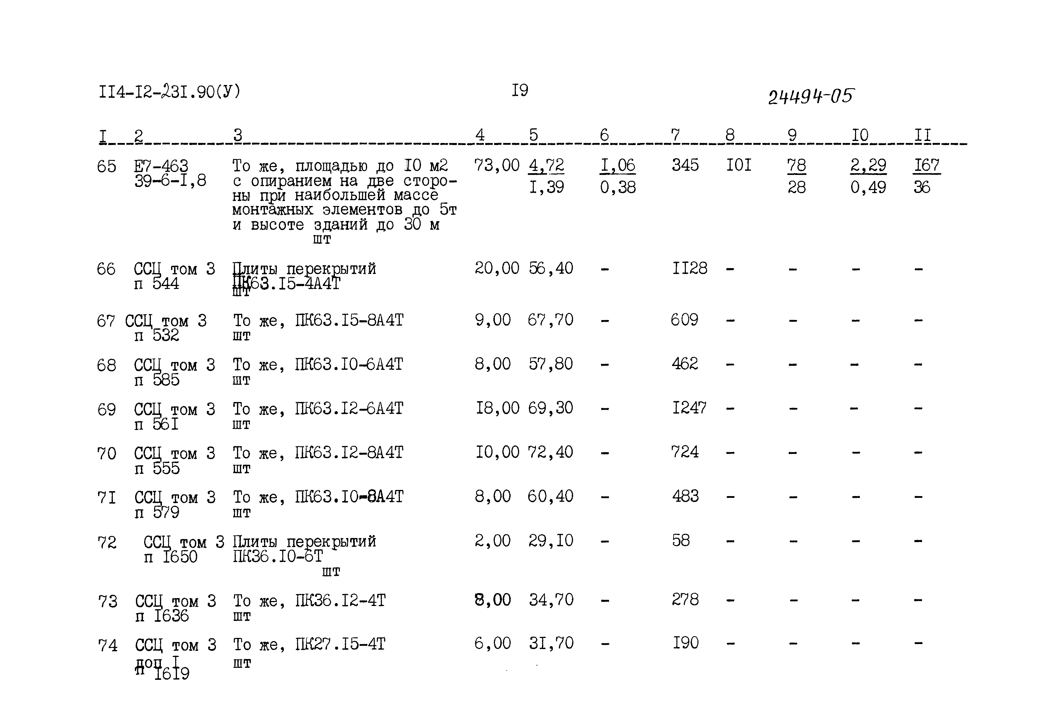 Типовой проект 114-12-231.90