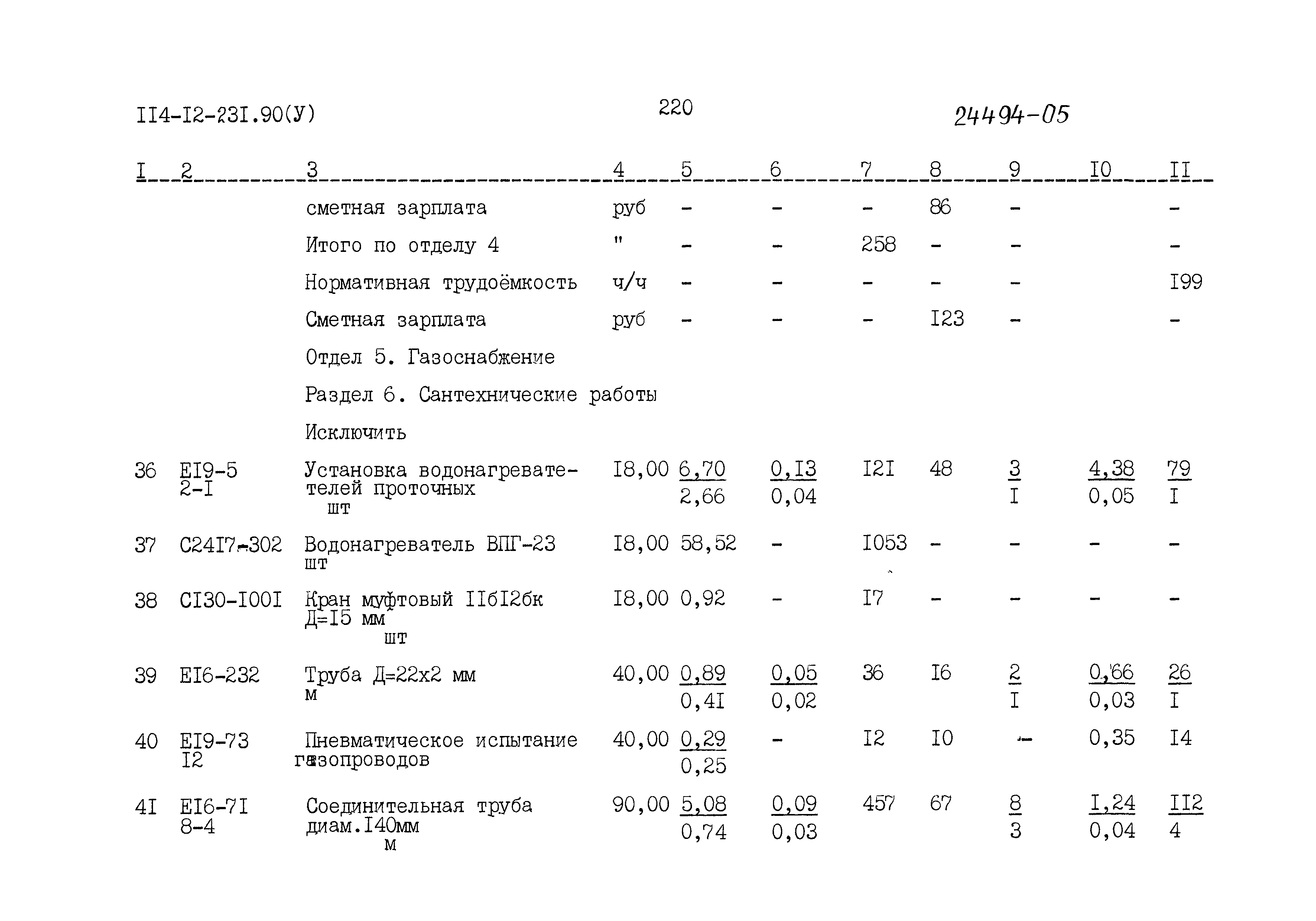 Типовой проект 114-12-231.90