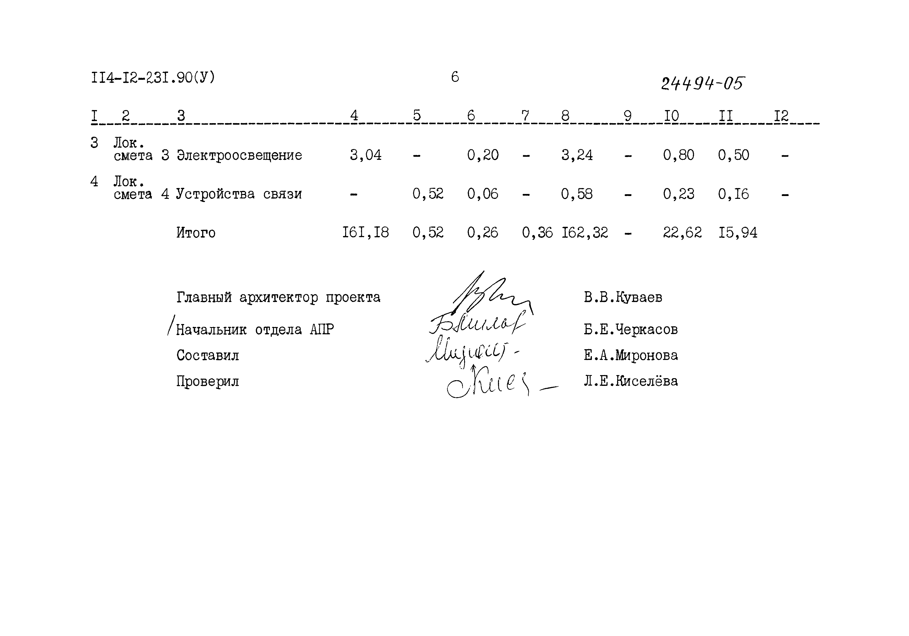 Типовой проект 114-12-231.90